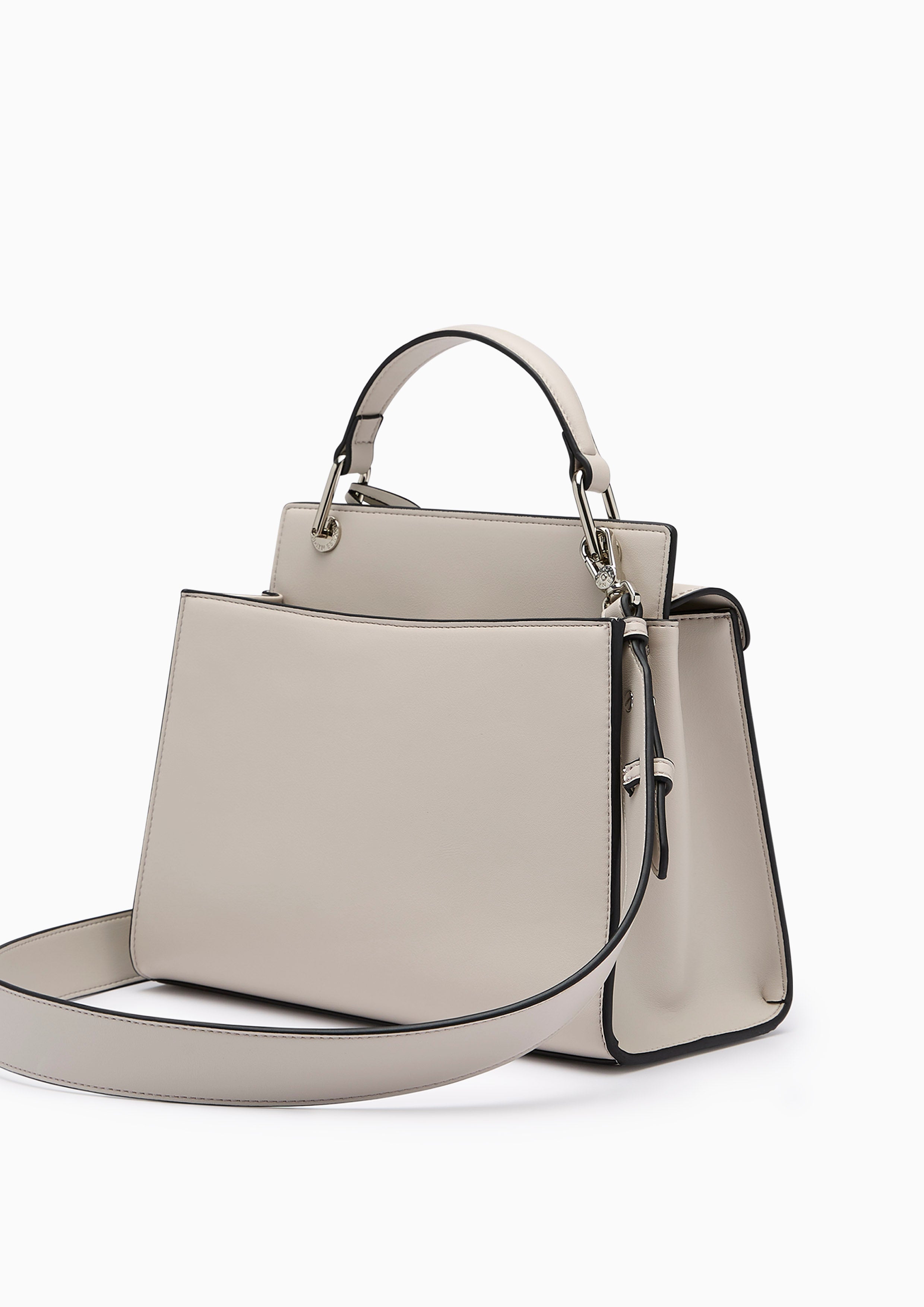 Anderson Earthy Top M Handbag - Light Printed Grey