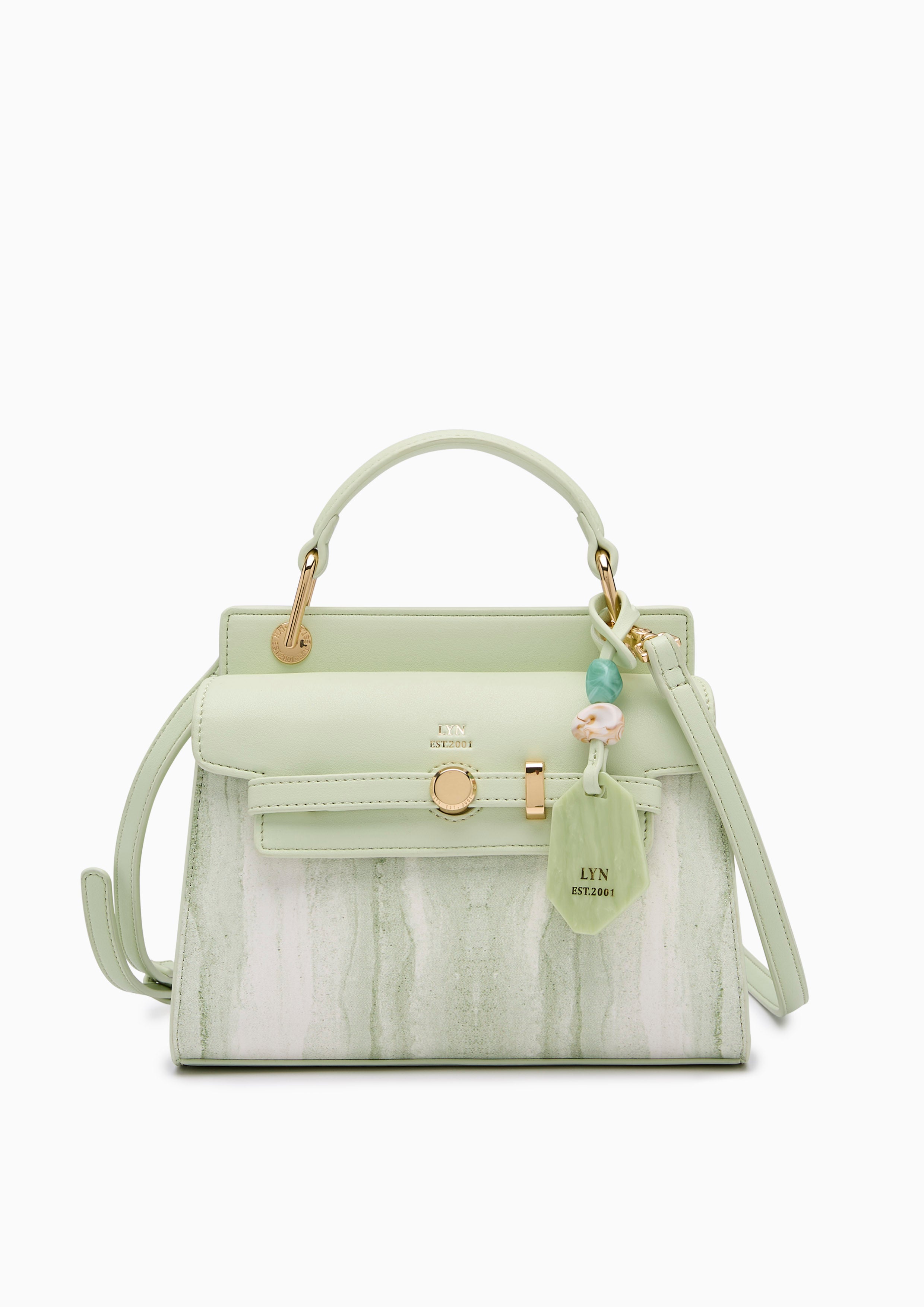 Anderson Earthy Top S Handbag - Printed Green