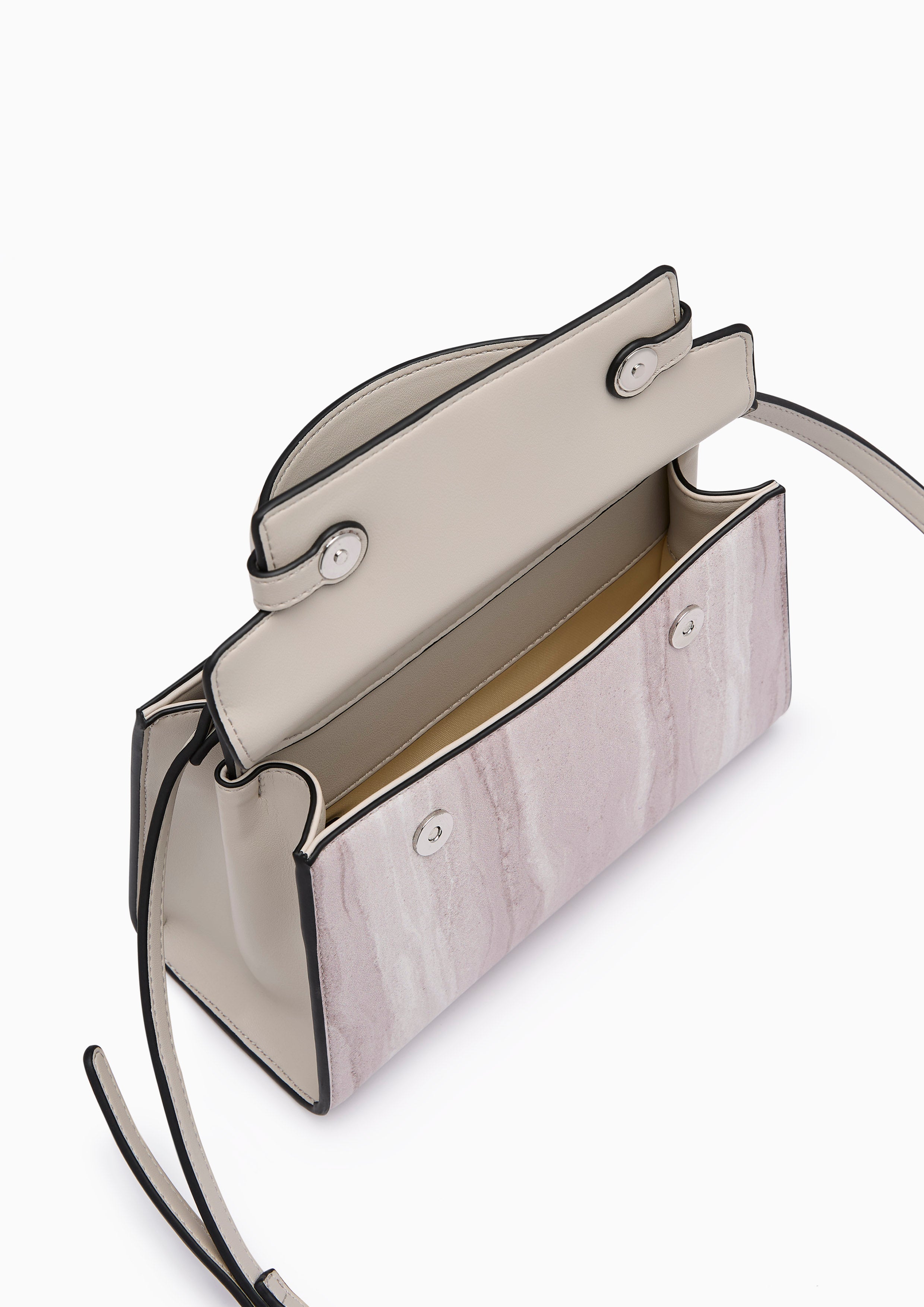 Anderson Earthy Top S Handbag - Light Printed Grey