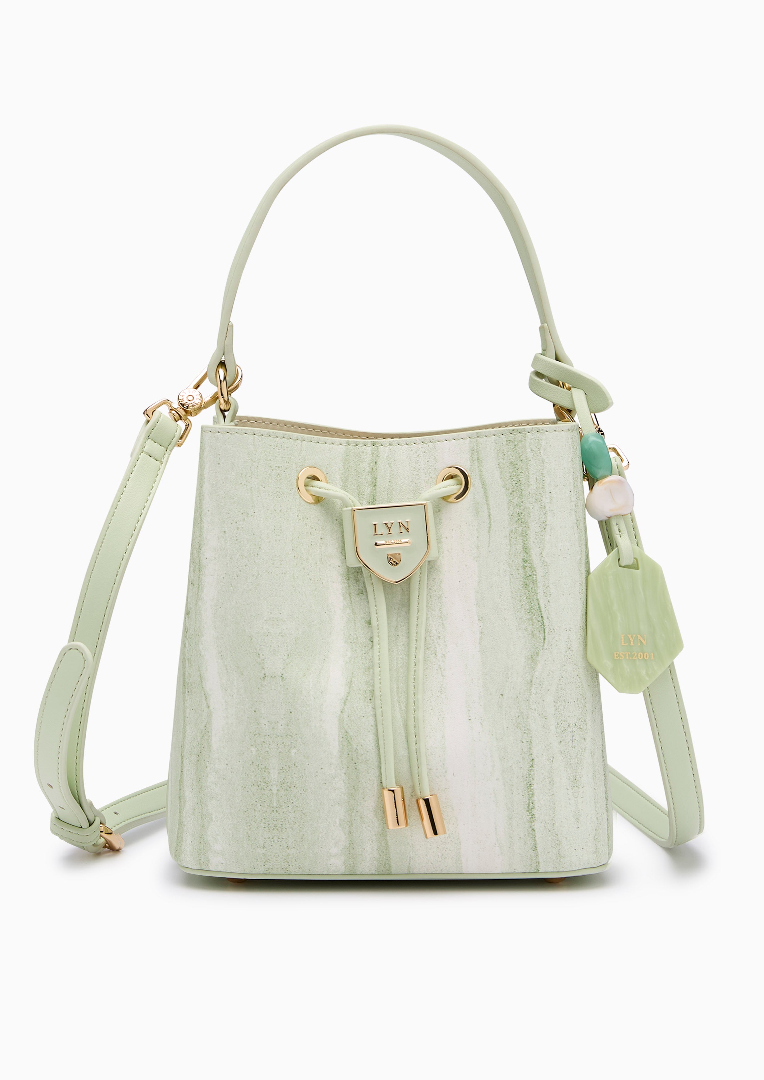 Carina Earthy Bucket S Bucket Bag - Printed Green