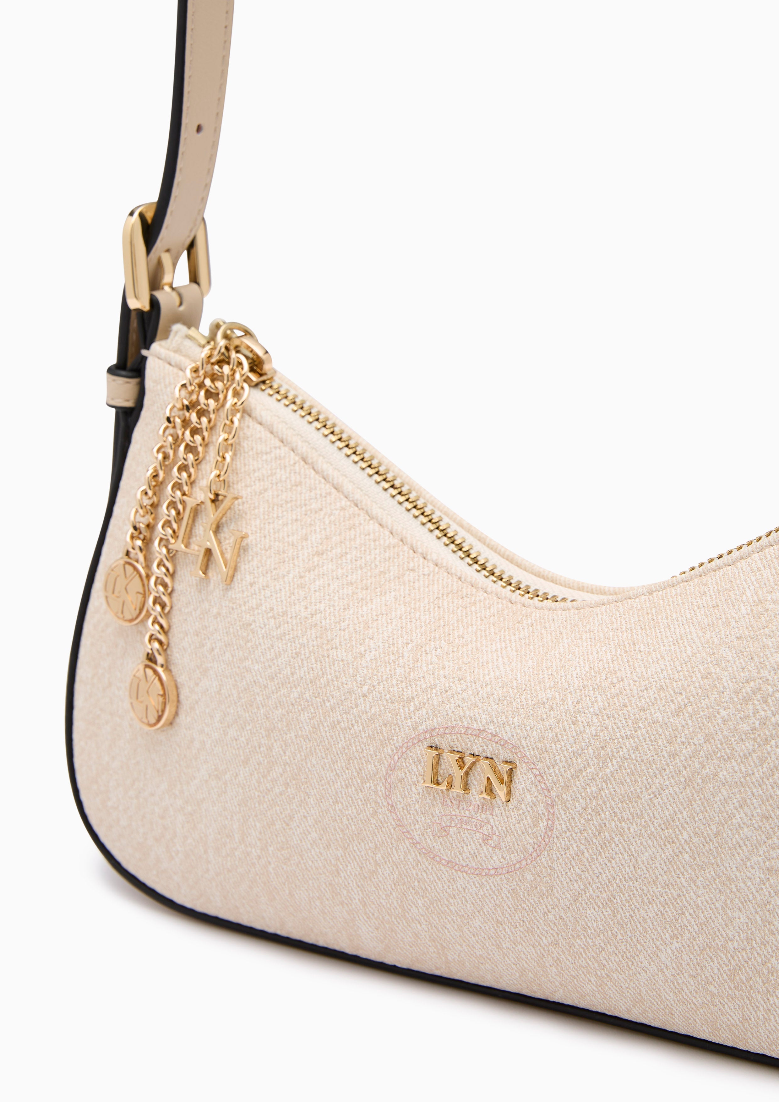 Bliss  S Shoulder Bag - Light Beige