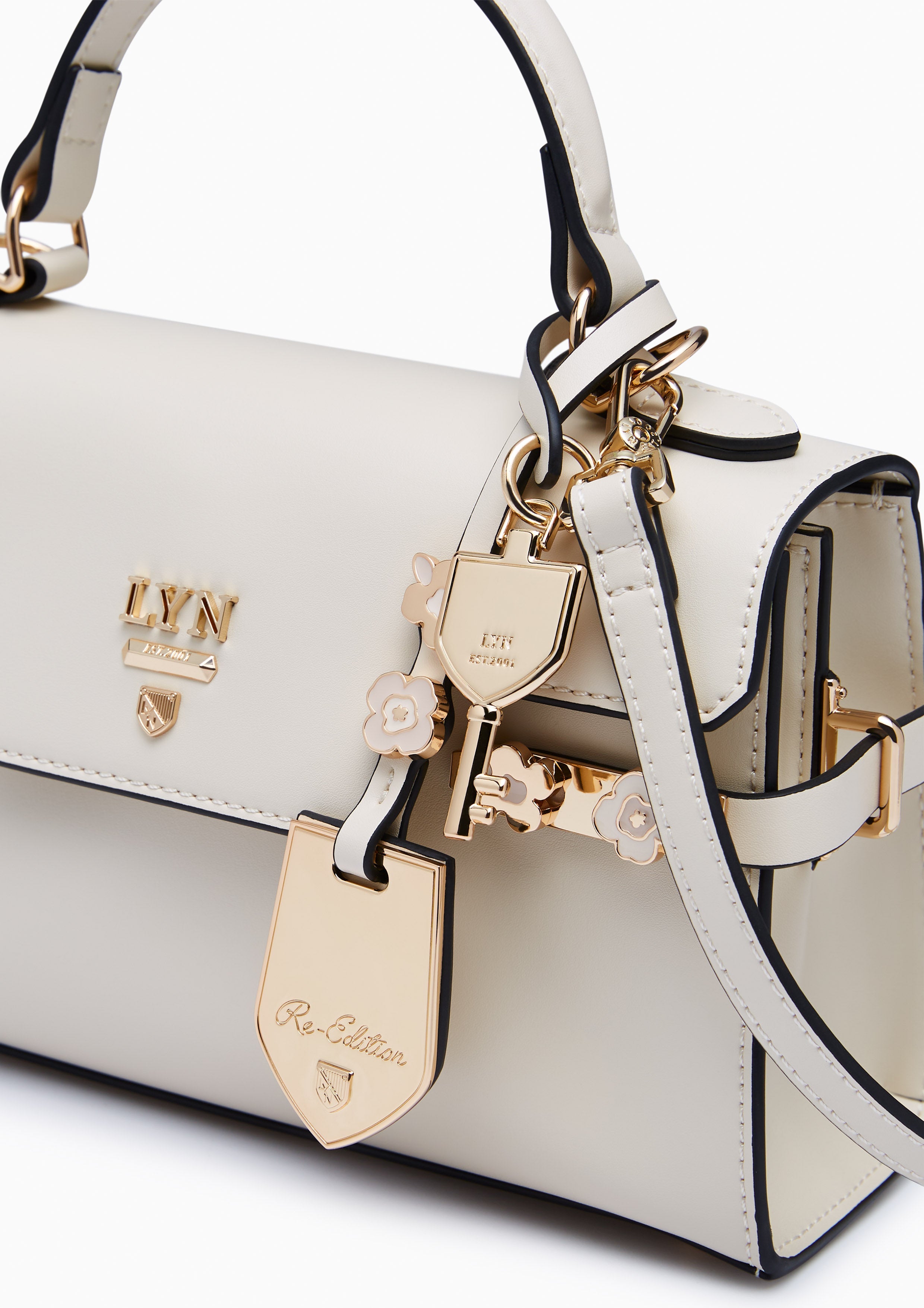 Poppy Fineness Long Top M Handbag - Ivory