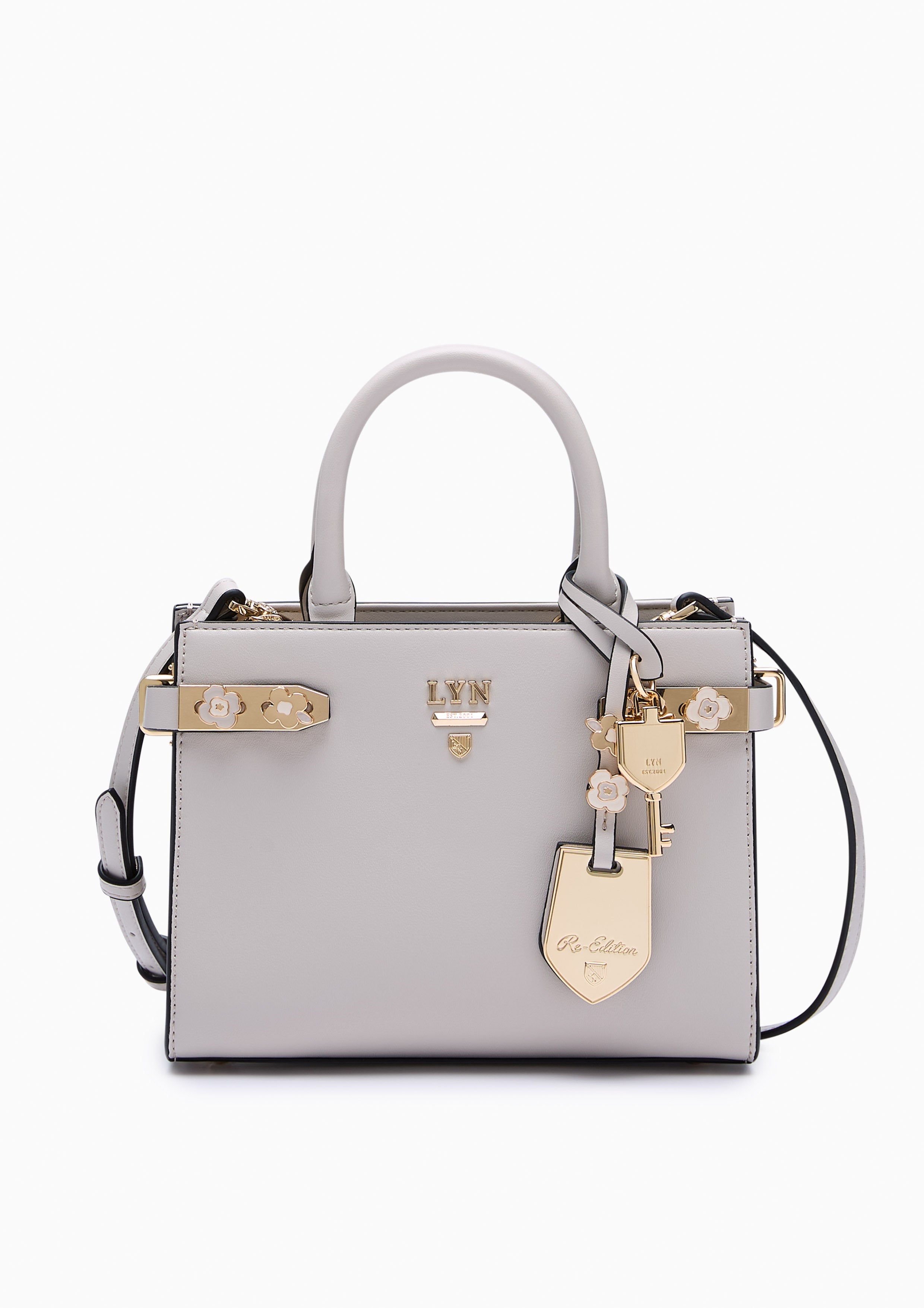 Poppy Fineness  S Handbag - Light Grey