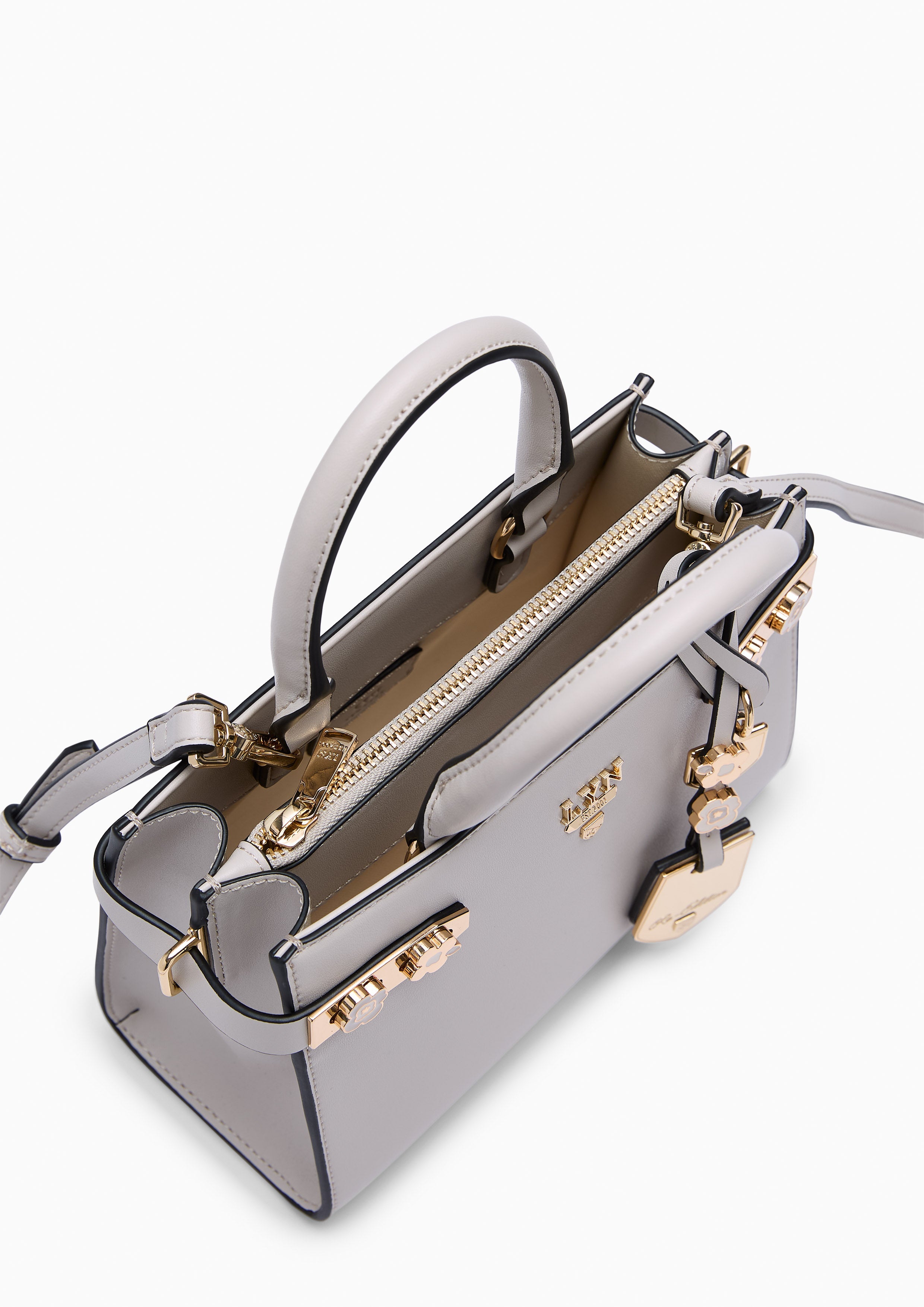Poppy Fineness  S Handbag - Light Grey