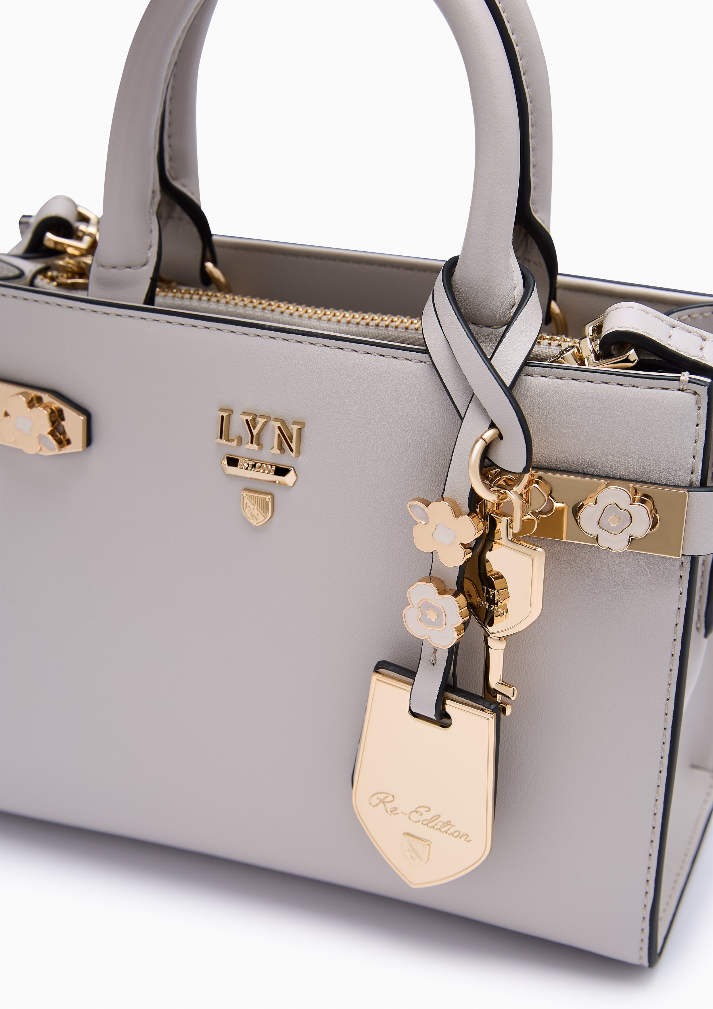 Poppy Fineness  S Handbag - Light Grey