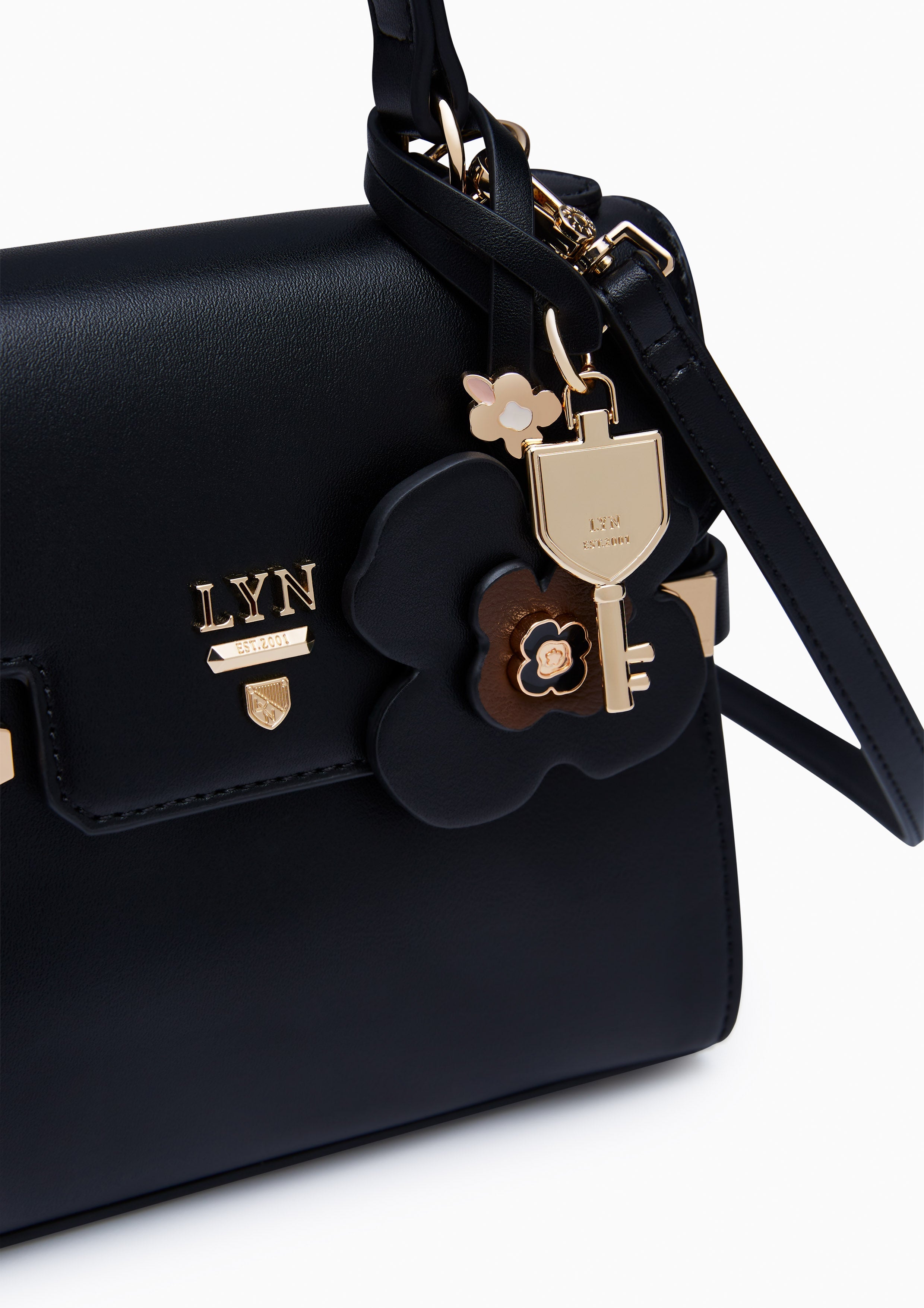 Poppy Fineness Top S Handbag - Black
