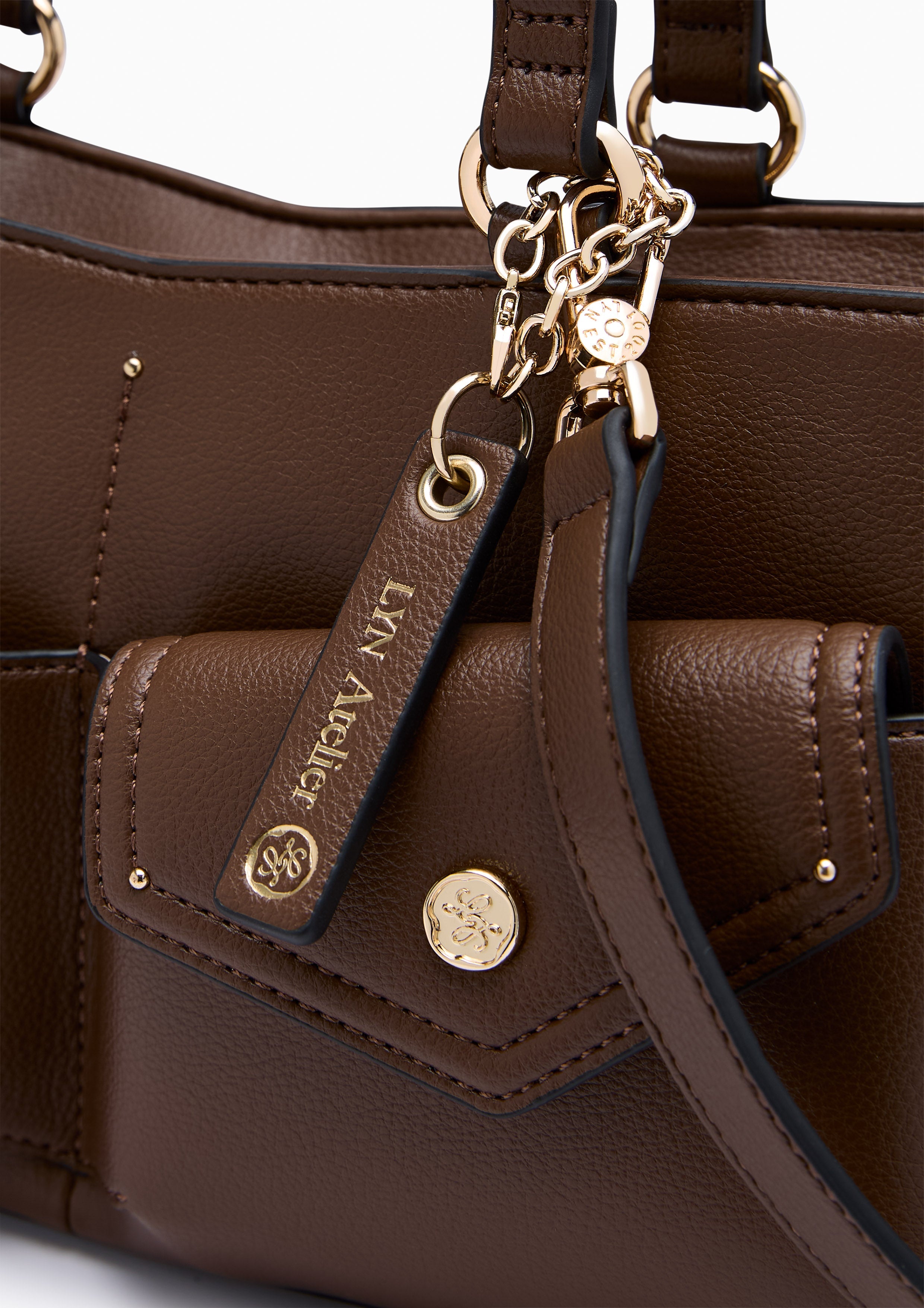 Atelli  L Shoulder Bag - Dark Brown