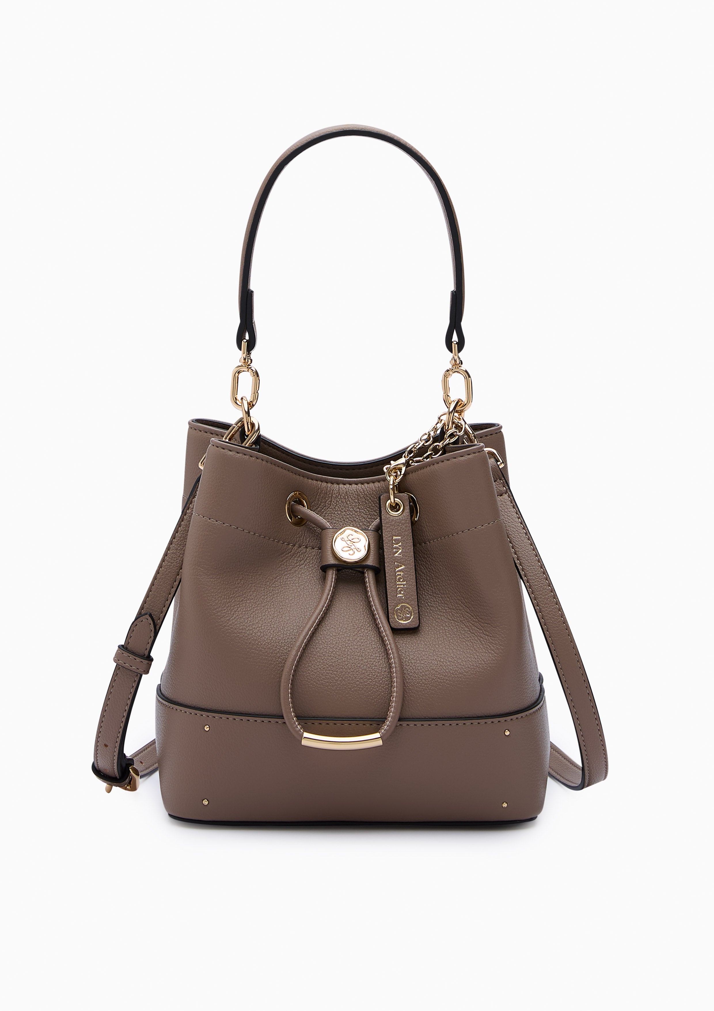 Laurel  Bucket Bag - Taupe