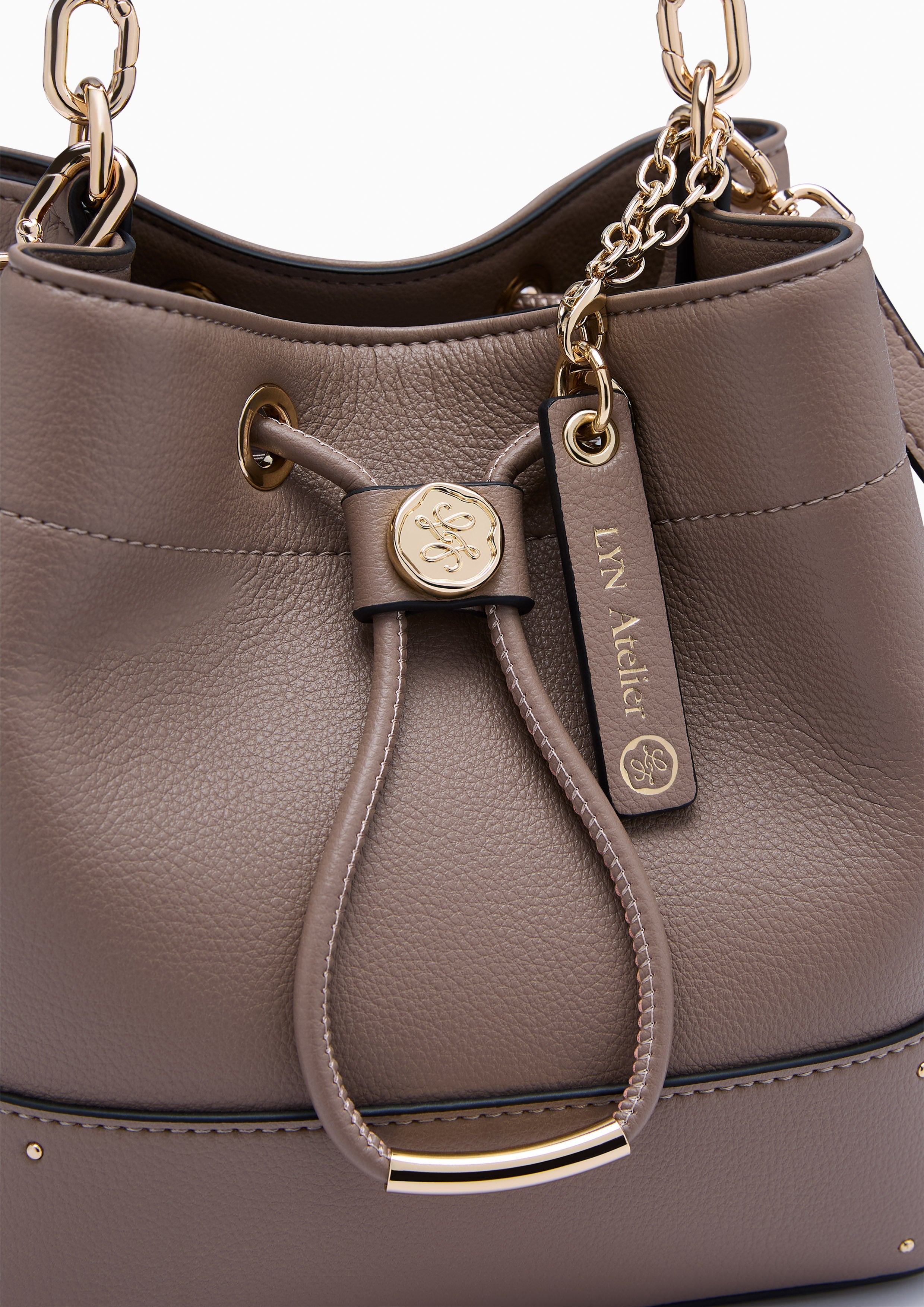 Laurel  Bucket Bag - Taupe