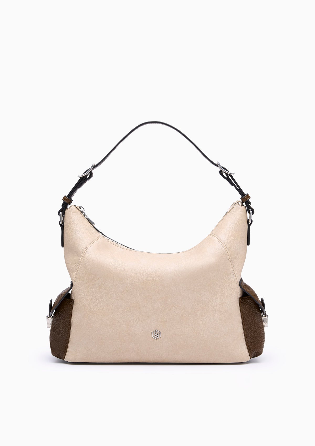 Everest Infinite Hobo L Shoulder Bag - Biege Variation 3