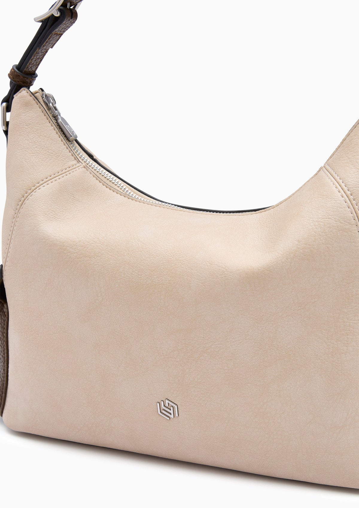 Everest Infinite Hobo L Shoulder Bag - Biege Variation 3
