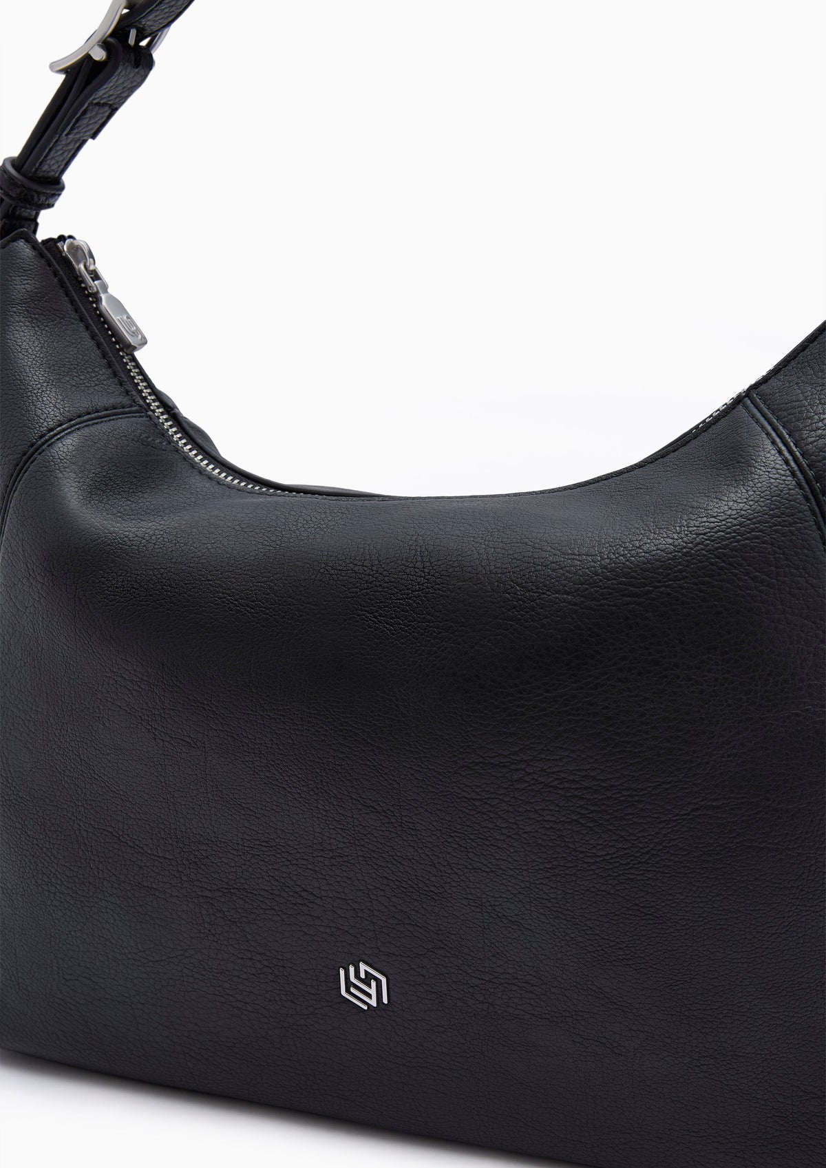 Everest Infinite Hobo L Shoulder Bag - Black