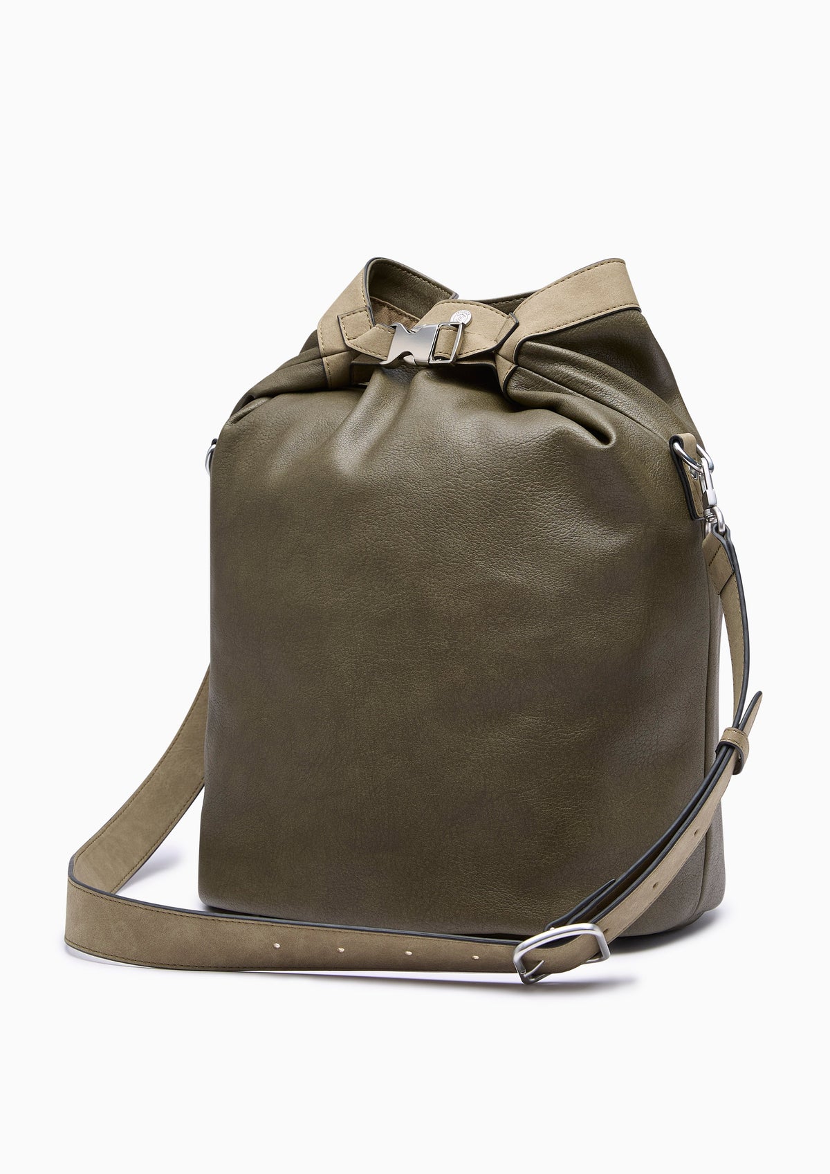 Everest Homme Infinite Bucket Shoulder Bag - Dark Green