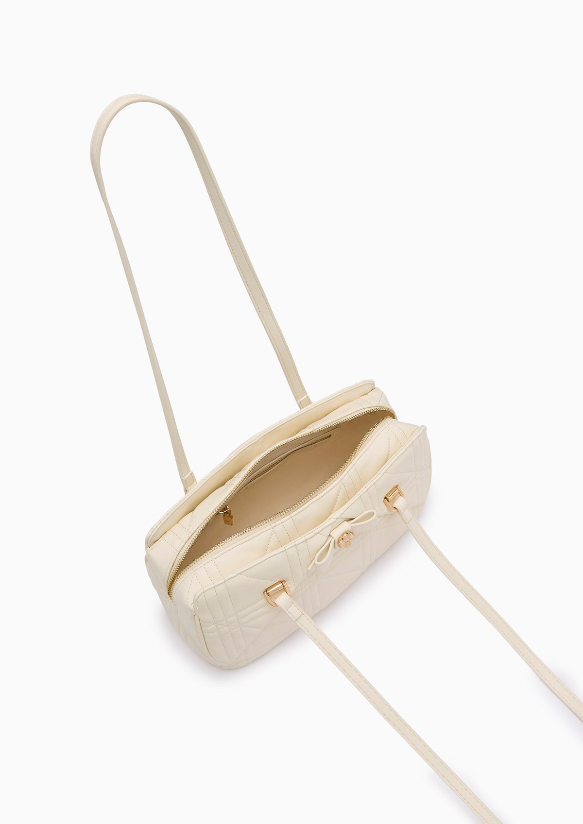 Endive Handle M Handbag - Ivory