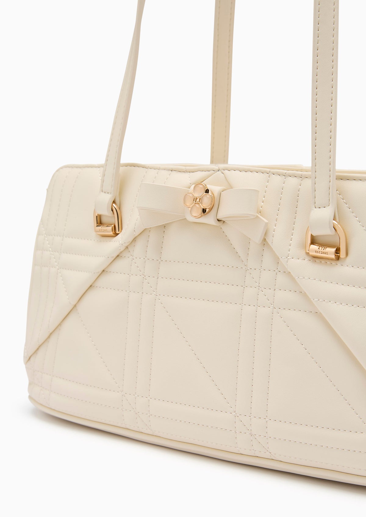 Endive Handle M Handbag - Ivory