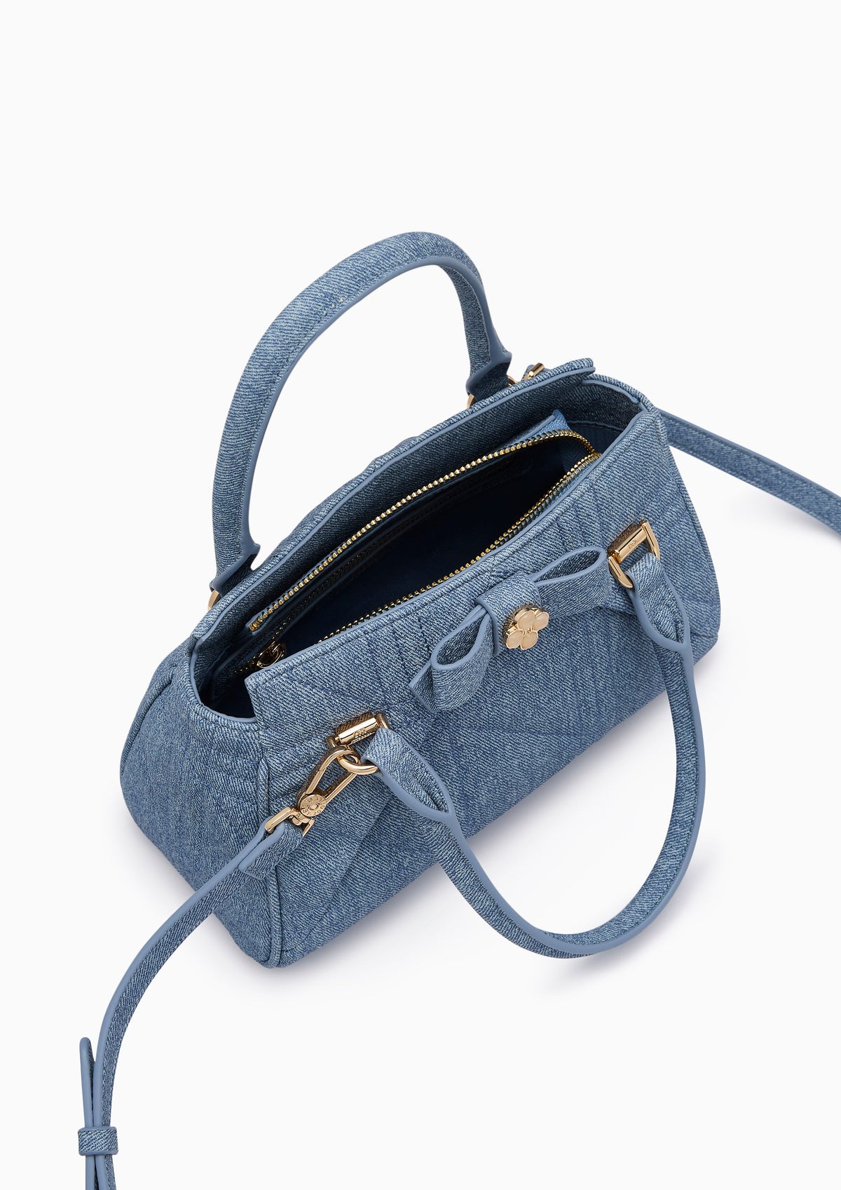 Endive Handle S Handbag - Blue Variation 2