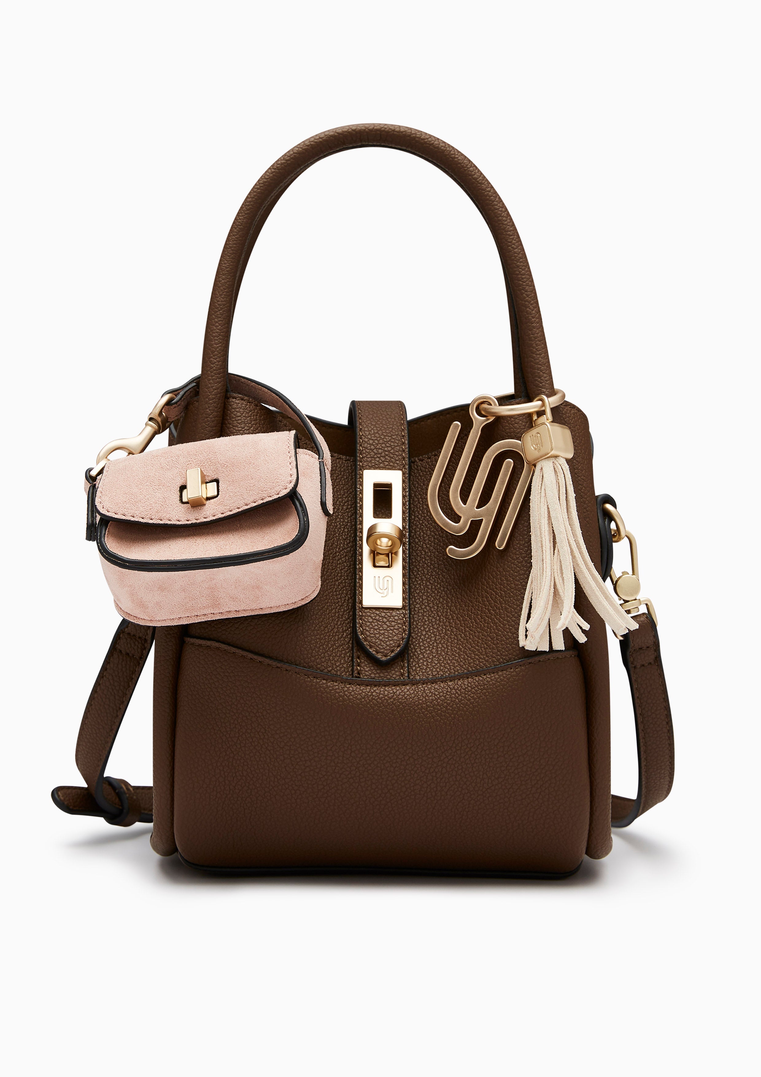 Morra Infinite Top Handle S Handbag - Dark Brown