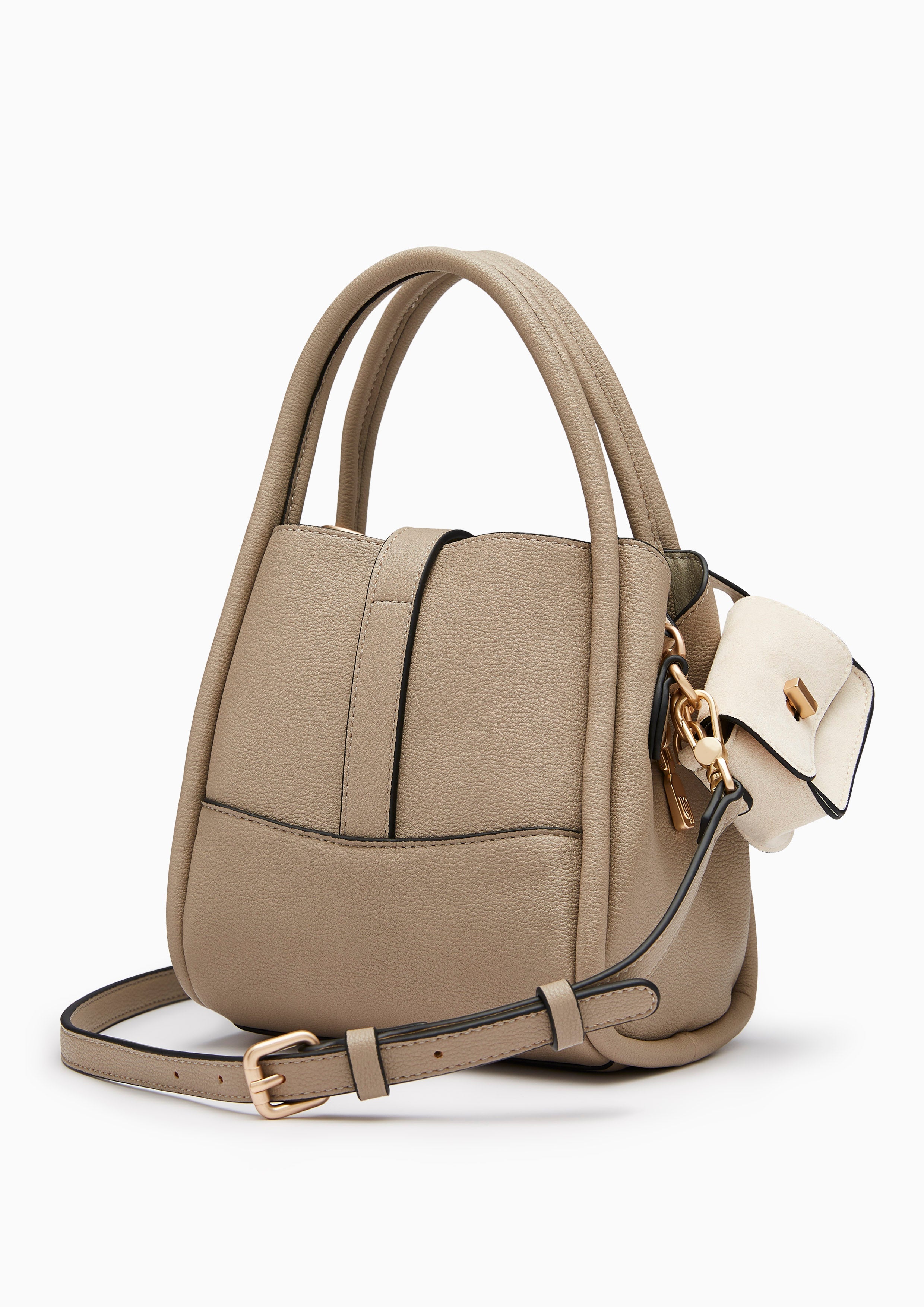 Morra Infinite Top Handle S Handbag - Taupe