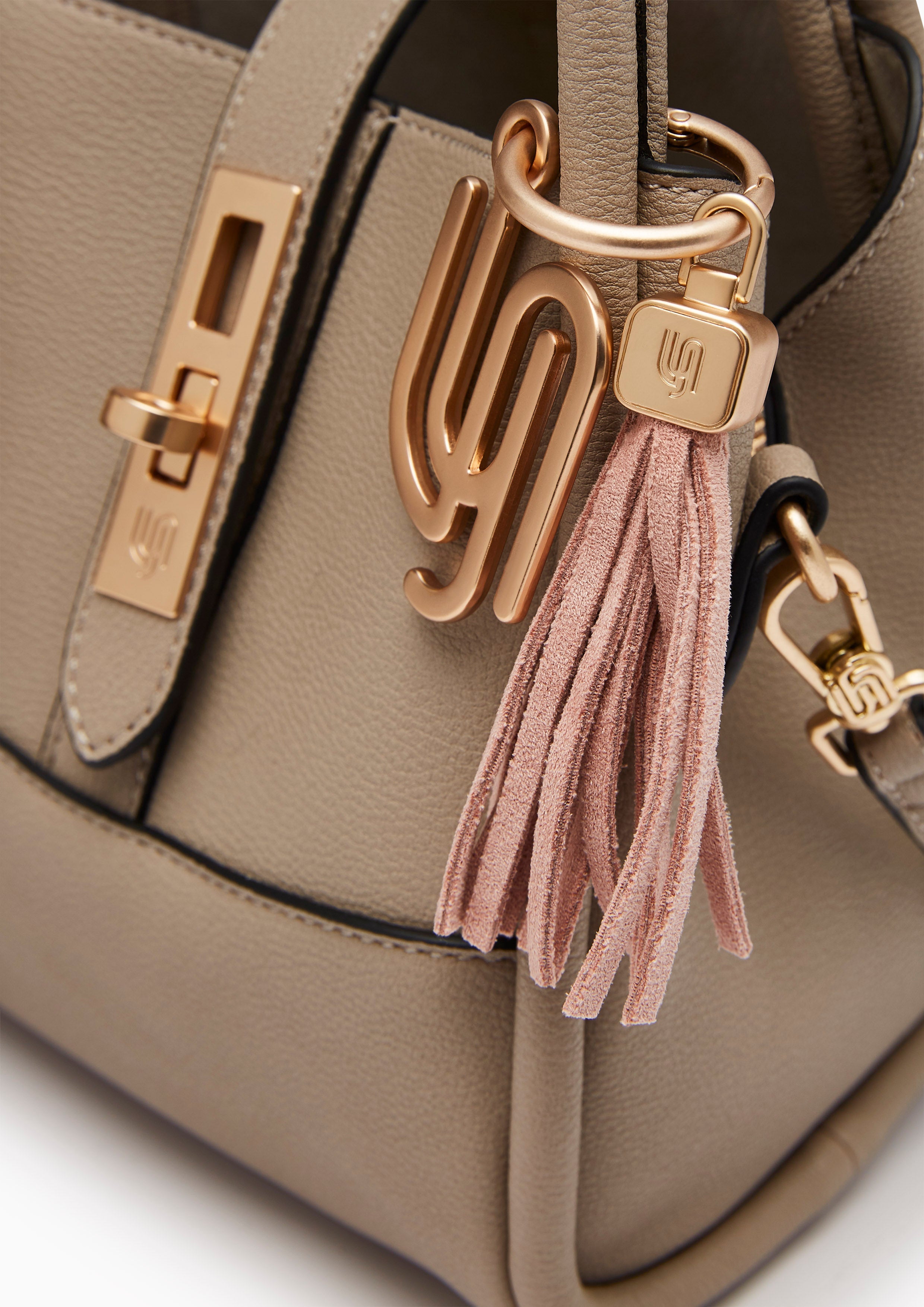 Morra Infinite Top Handle S Handbag - Taupe