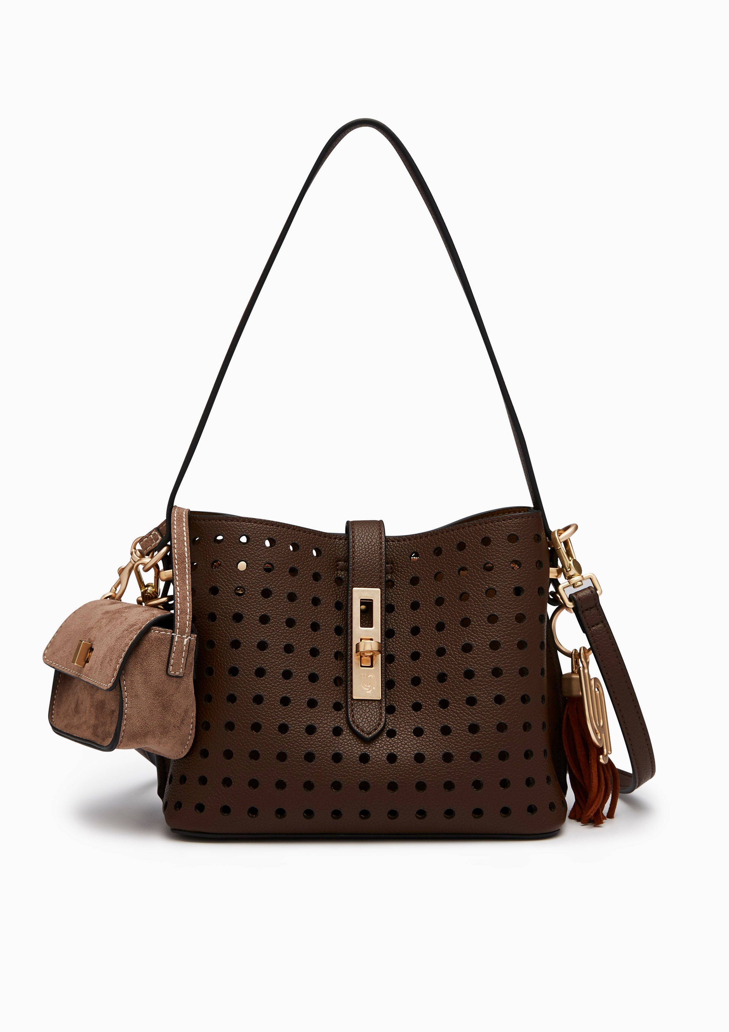 Morra Infinite Shots Bucket Bag - Dark Brown