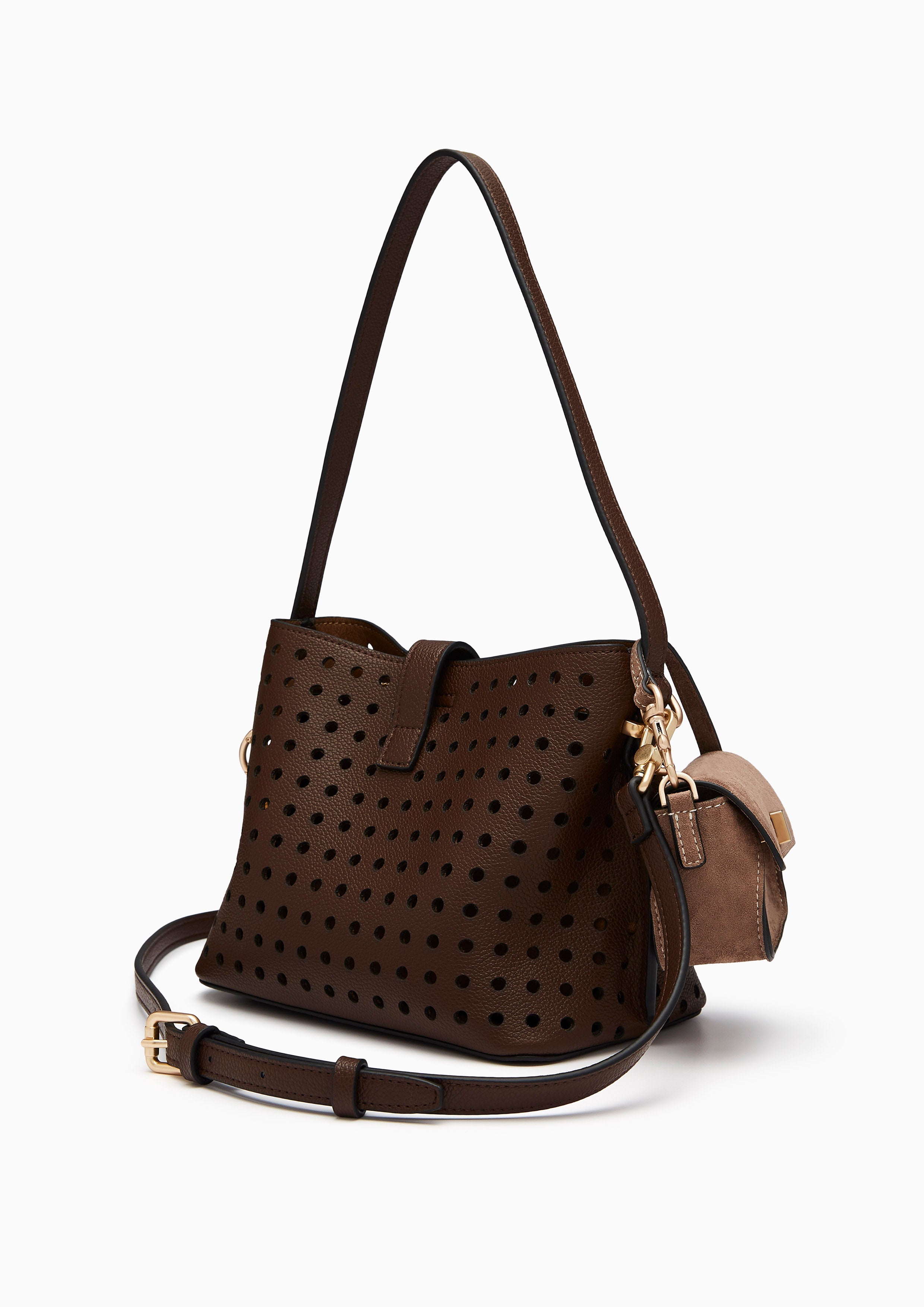 Morra Infinite Shots Bucket Bag - Dark Brown