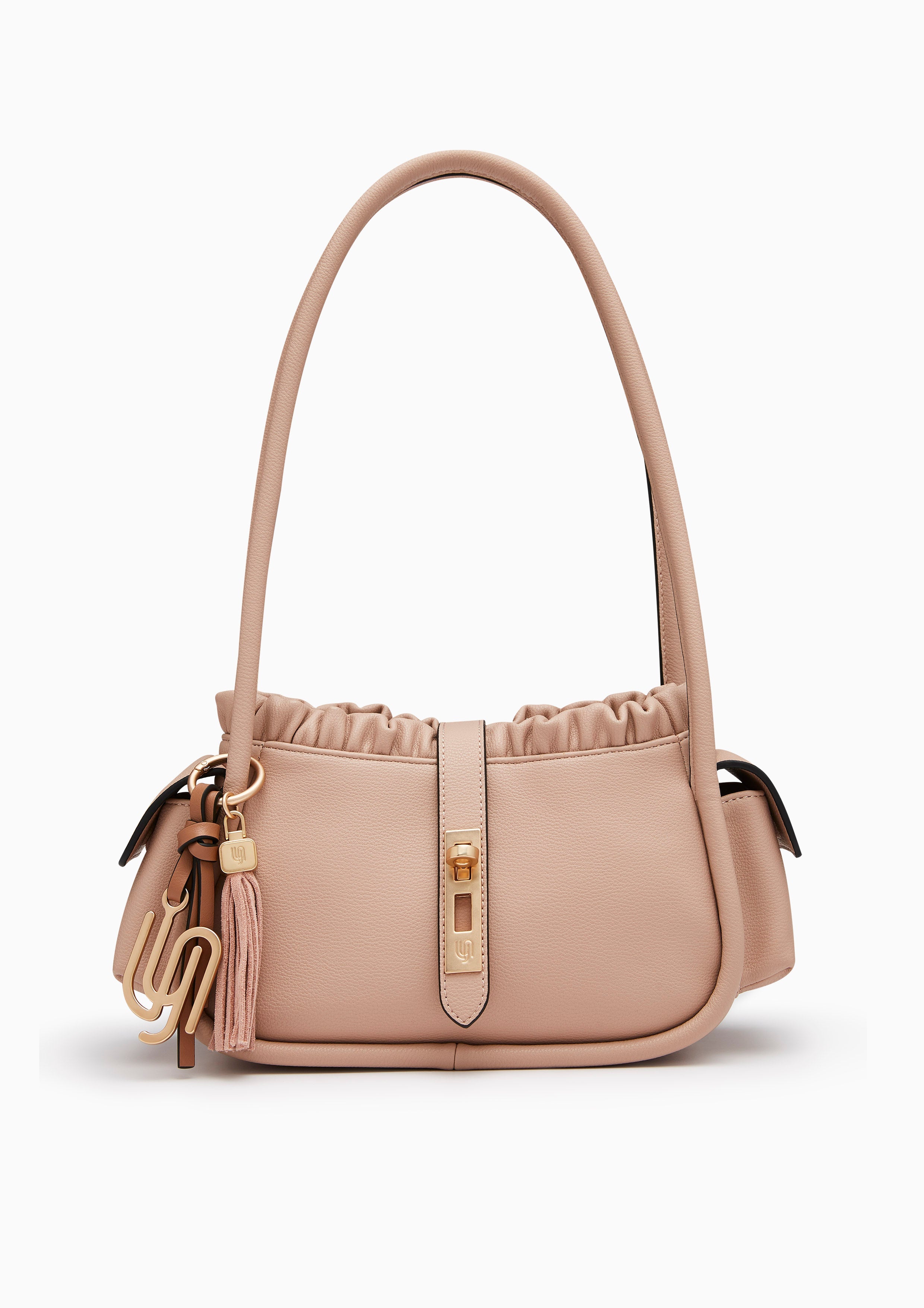 Morra Infinite M Shoulder Bag - Nude