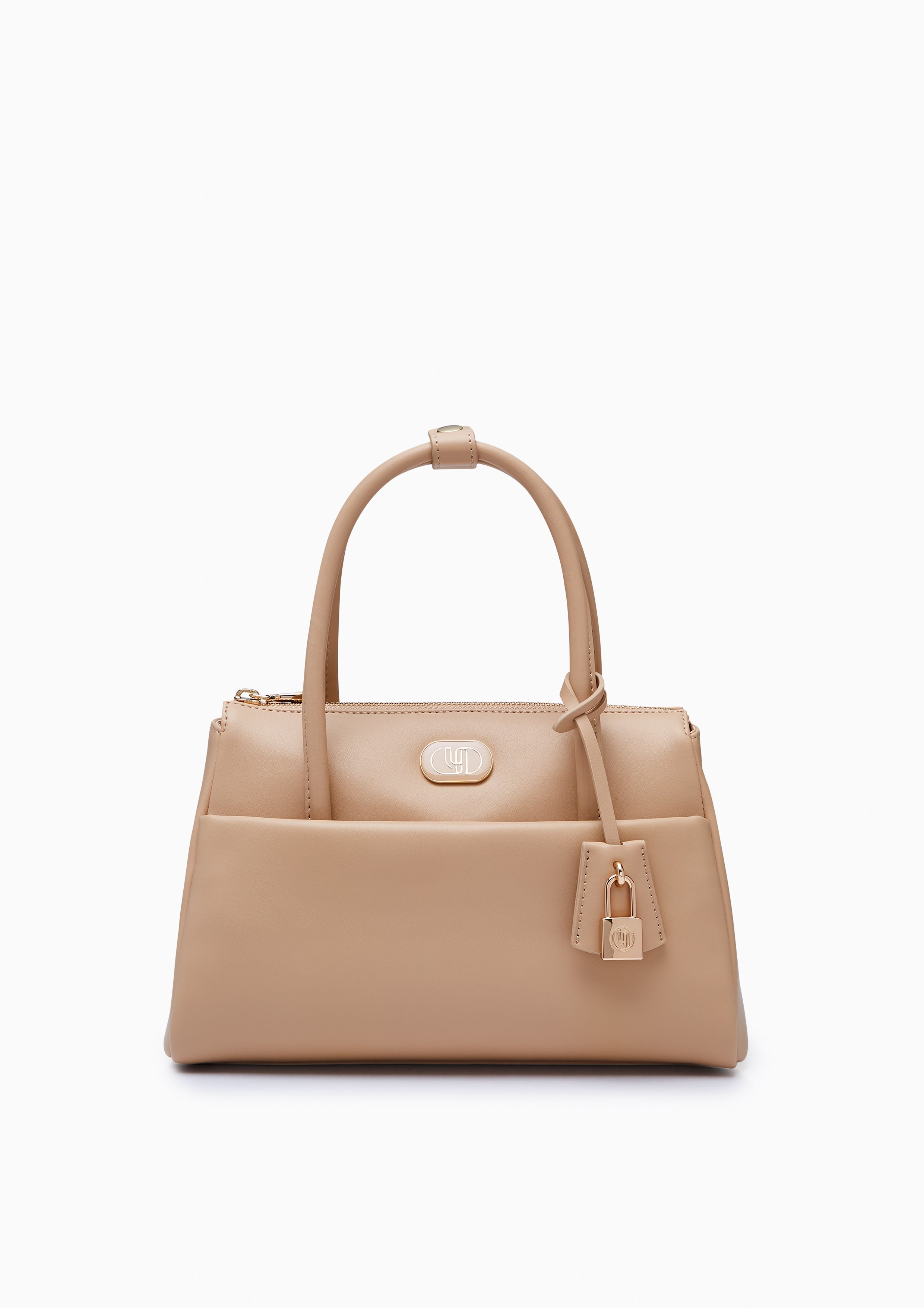 Ember Top Handle M Handbag - Beige