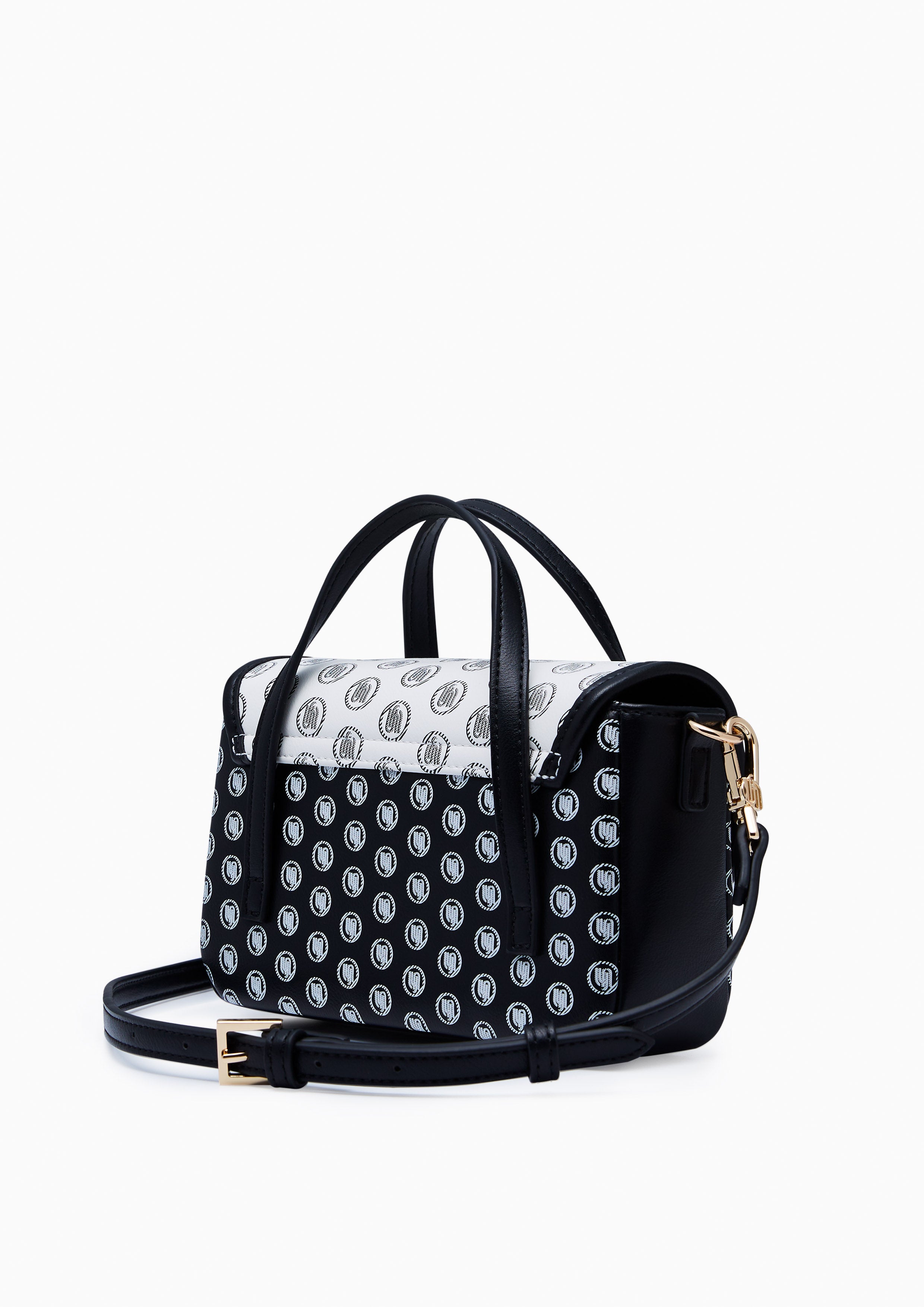 Malala  S Crossbody Bag - Printed White