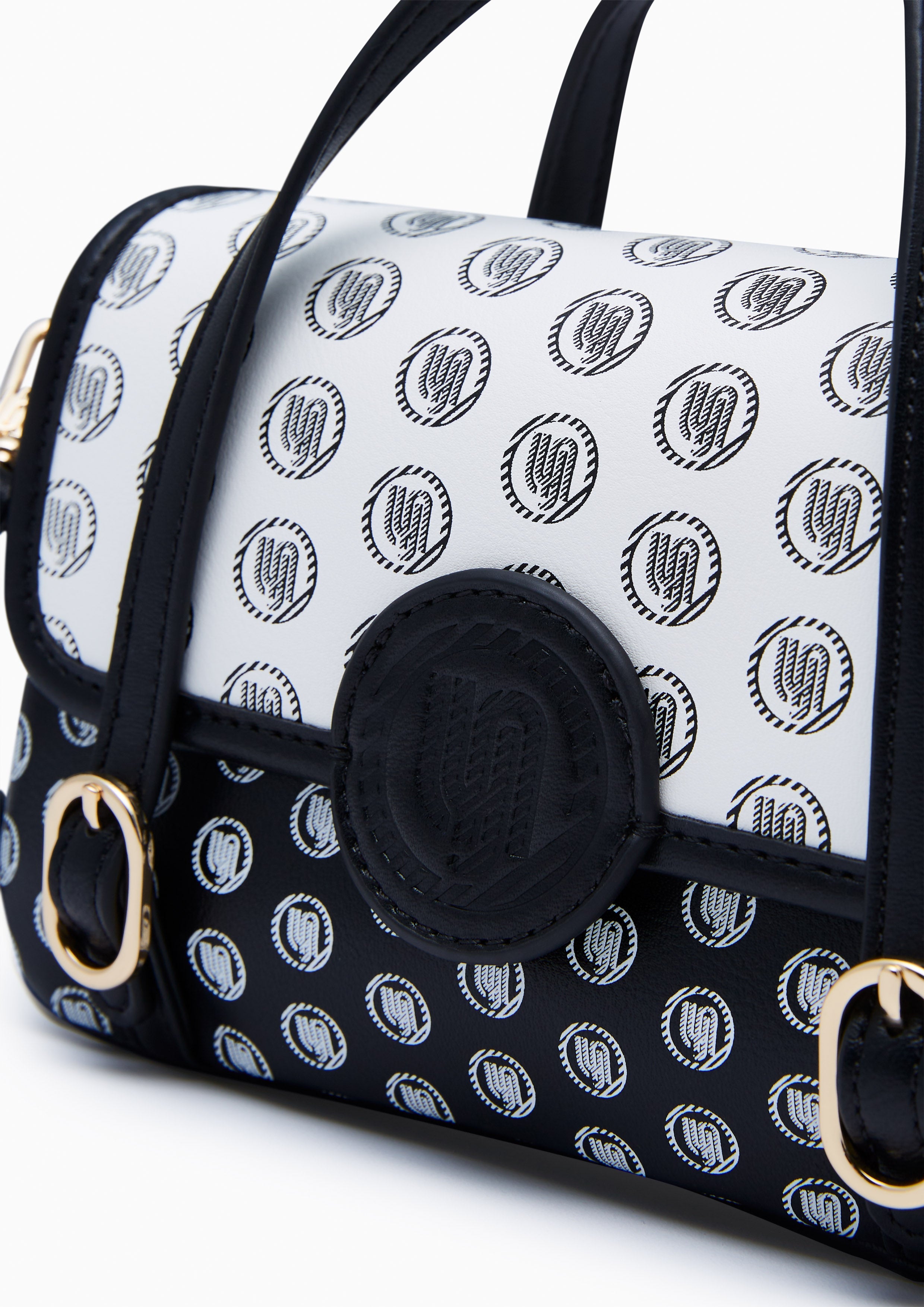 Malala  S Crossbody Bag - Printed White