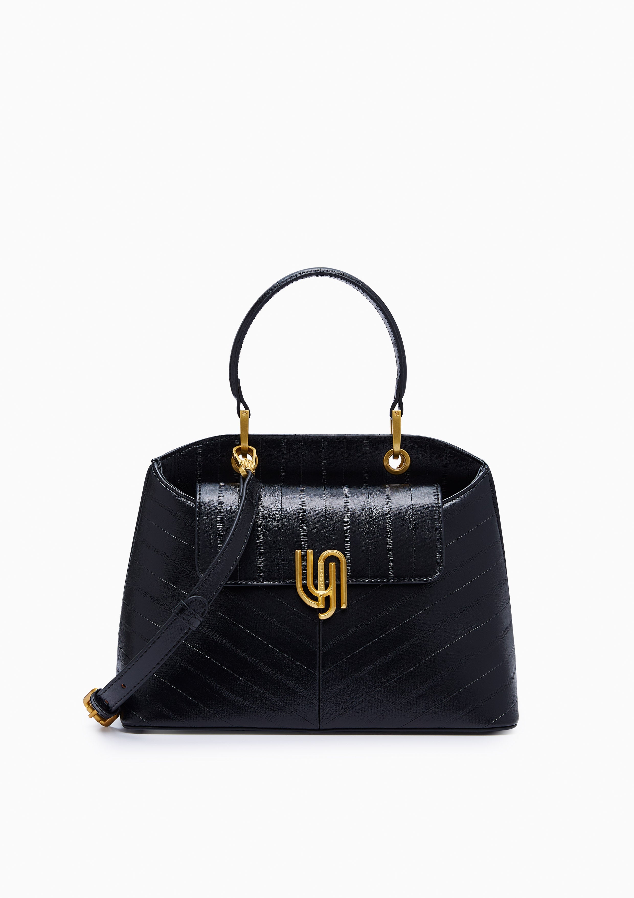 Cleo Top Handle M Handbag - Black
