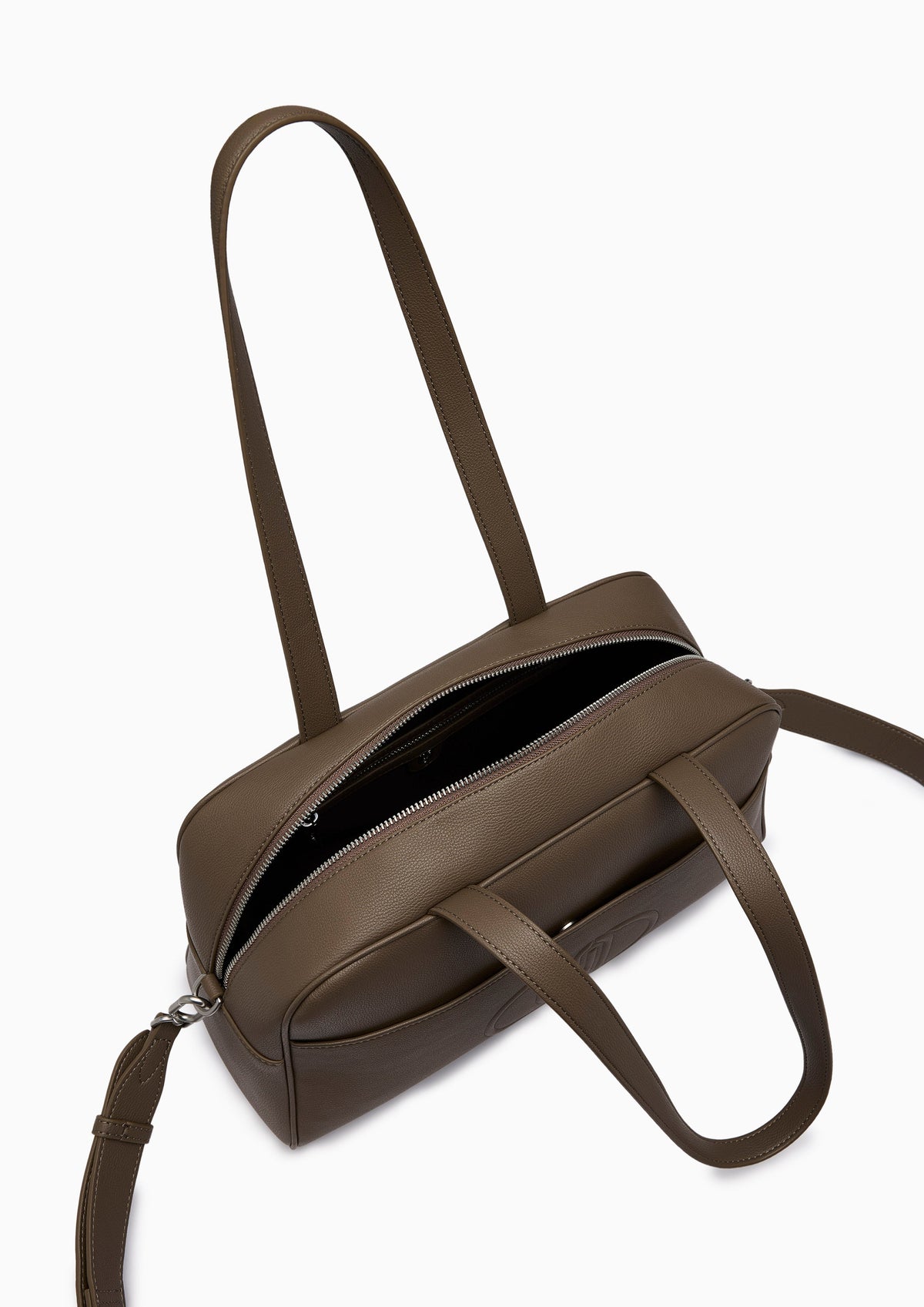 Tyler Infinite L Shoulder Bag - Dark Printed Grey