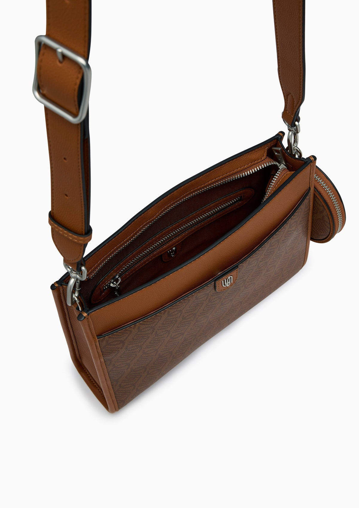 Tyler Infinite Cluth M Crossbody Bag - Printed Tan