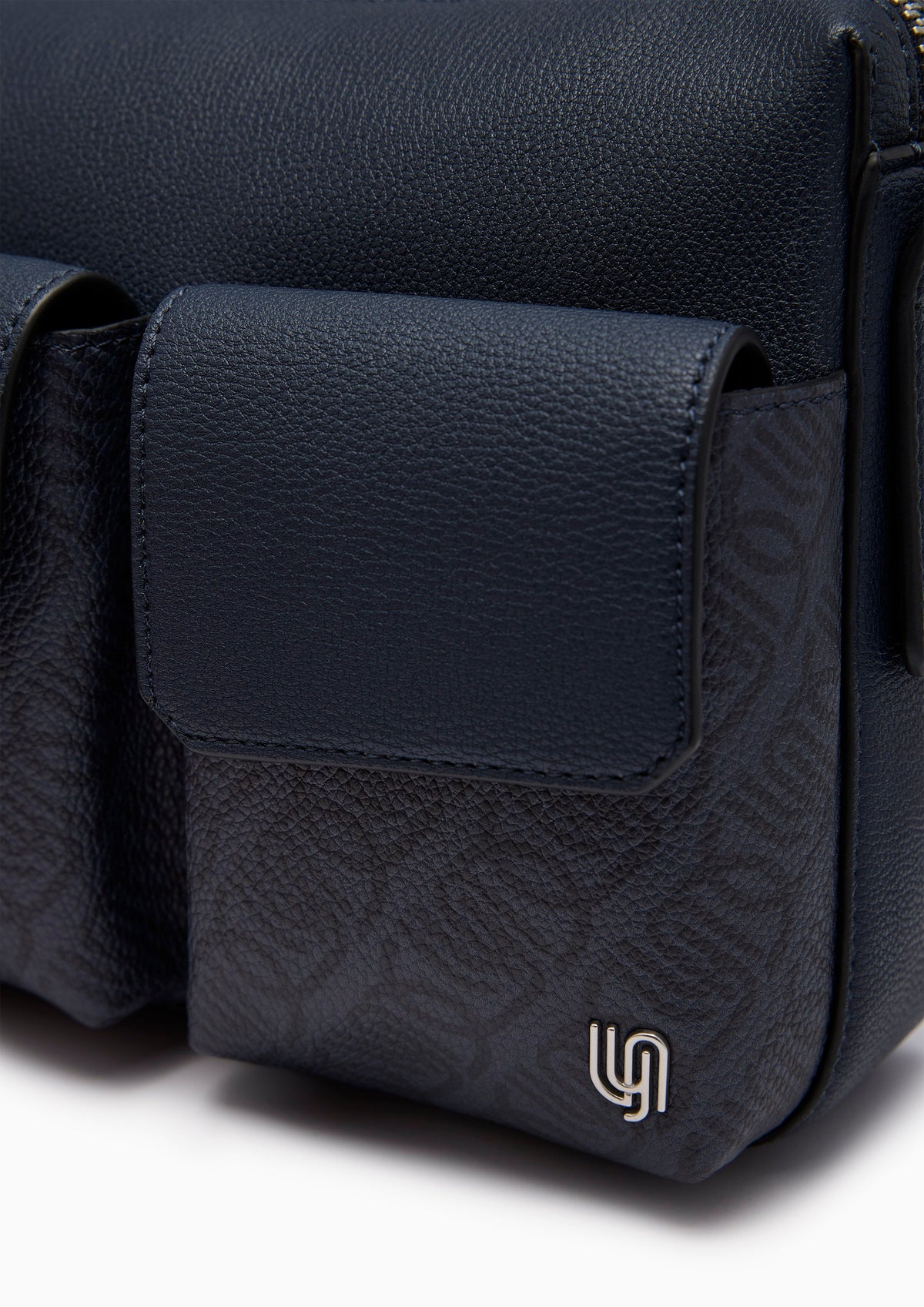 Tyler Infinite M Crossbody Bag - Printed Navy