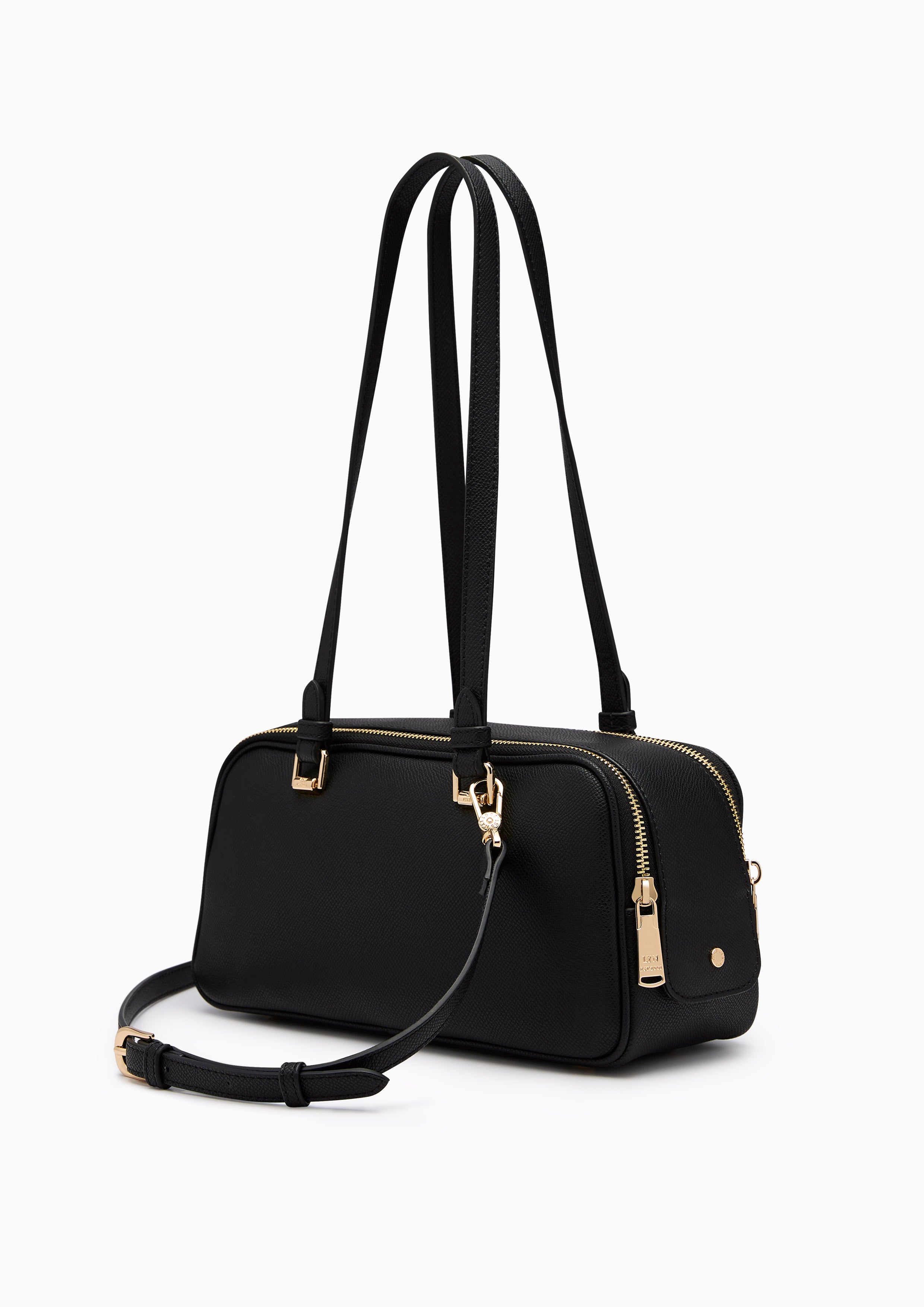 Betzy Double  M Shoulder Bag - Black