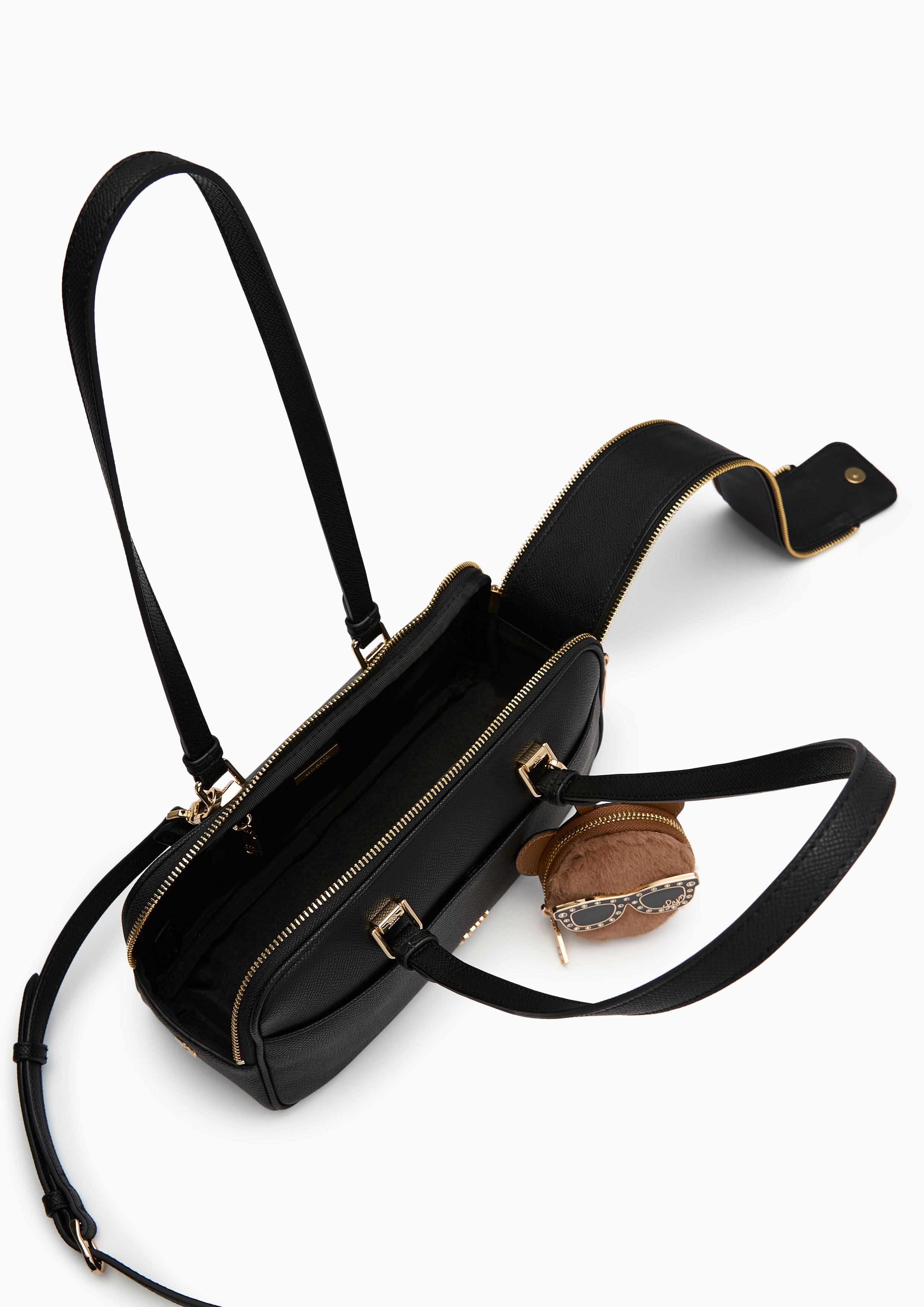 Betzy Double  M Shoulder Bag - Black