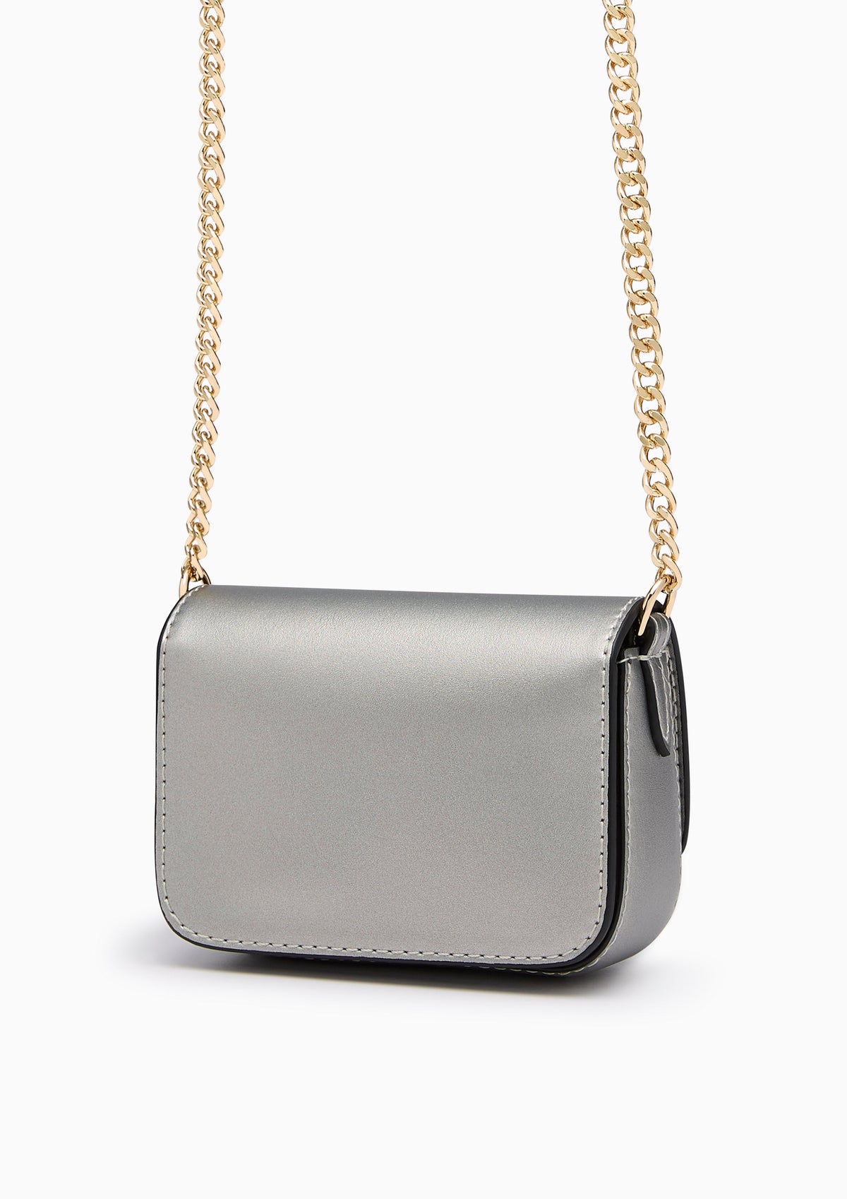 Brina Mini  Crossbody Bag - Silver