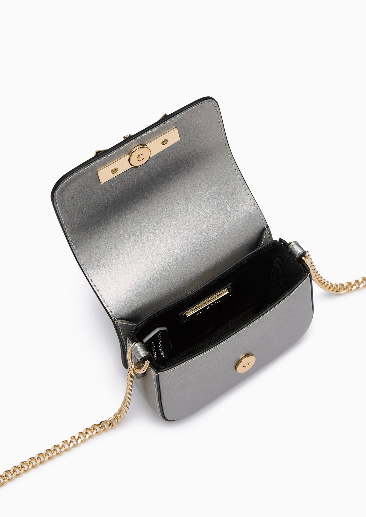 Brina Mini  Crossbody Bag - Silver