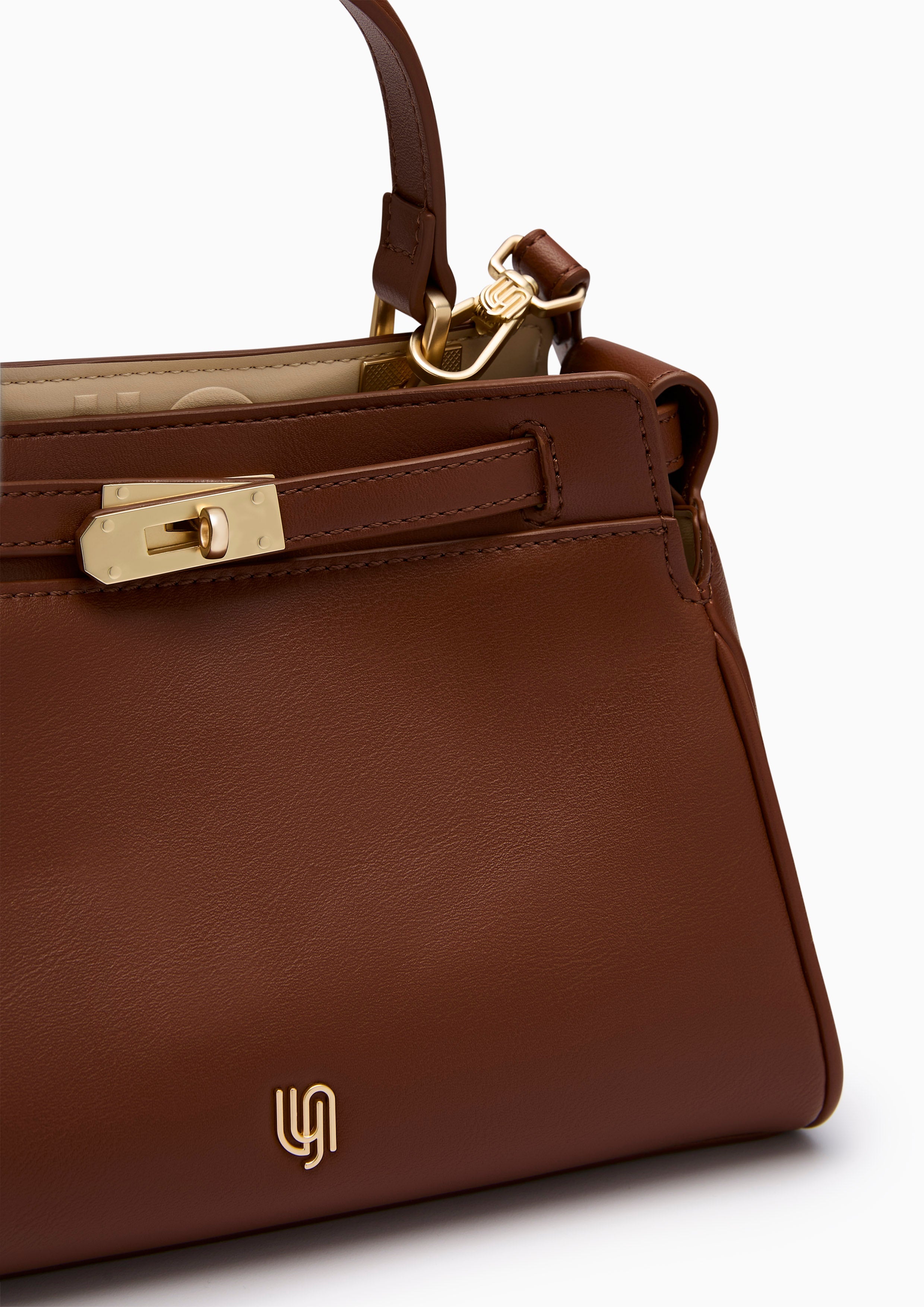 Margot Infinite Top Handle S Handbag - Tan