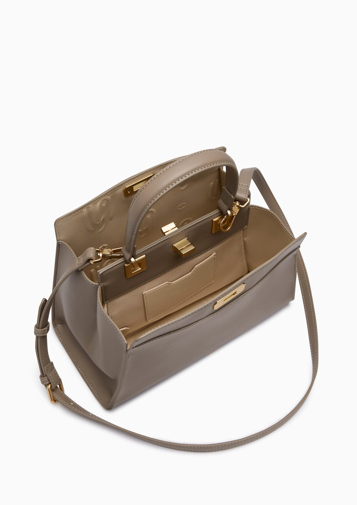 Margot Infinite Top Handle M Handbag - Taupe