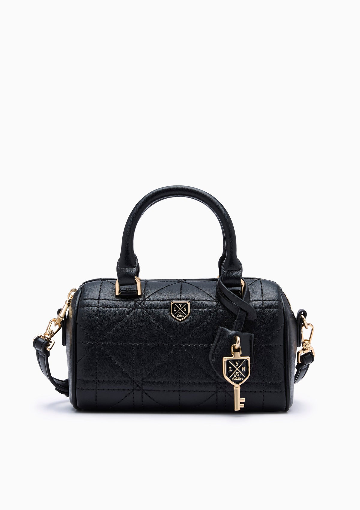 Re-Edit Burton Grid Duffle S Handbag - Black