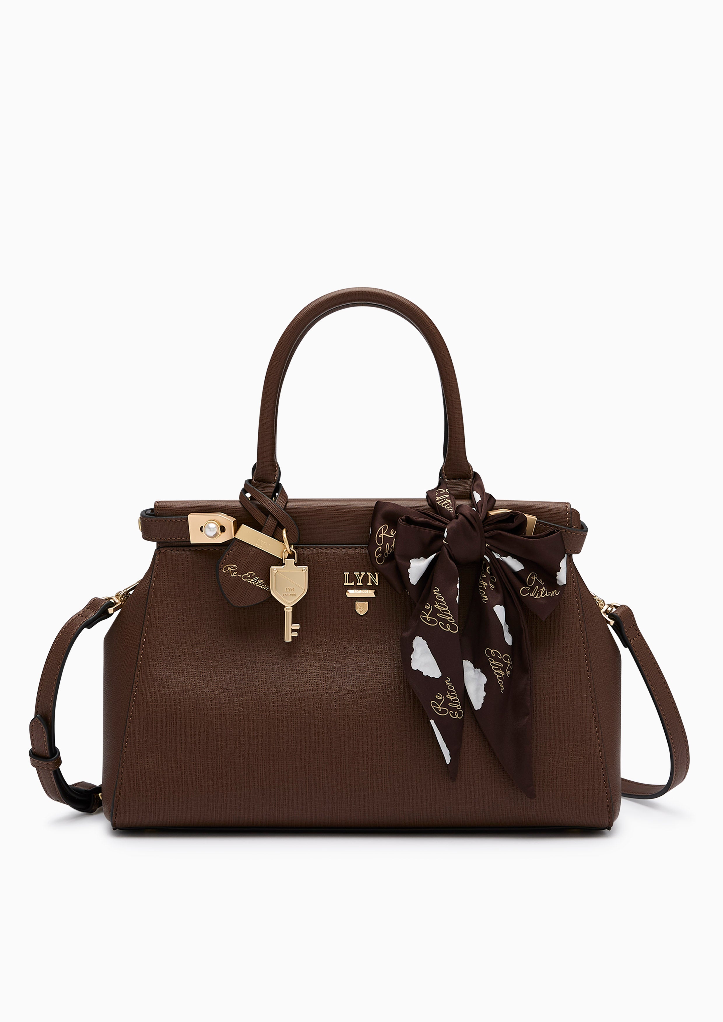 Re-Ed Lady Flawless  L Handbag - Dark Brown