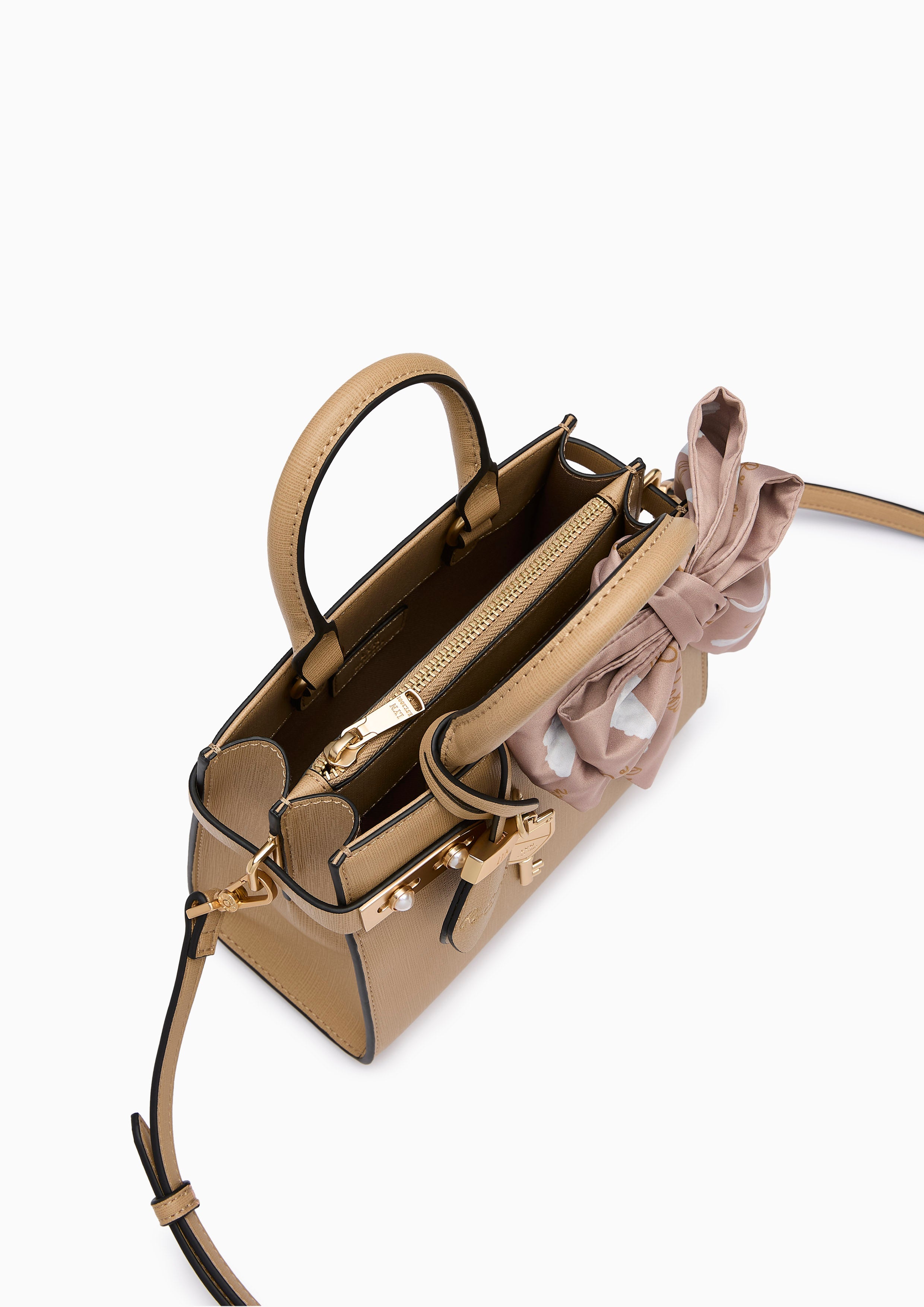 Re-Ed Lady Fineness  S Crossbody Bag - Dark Beige