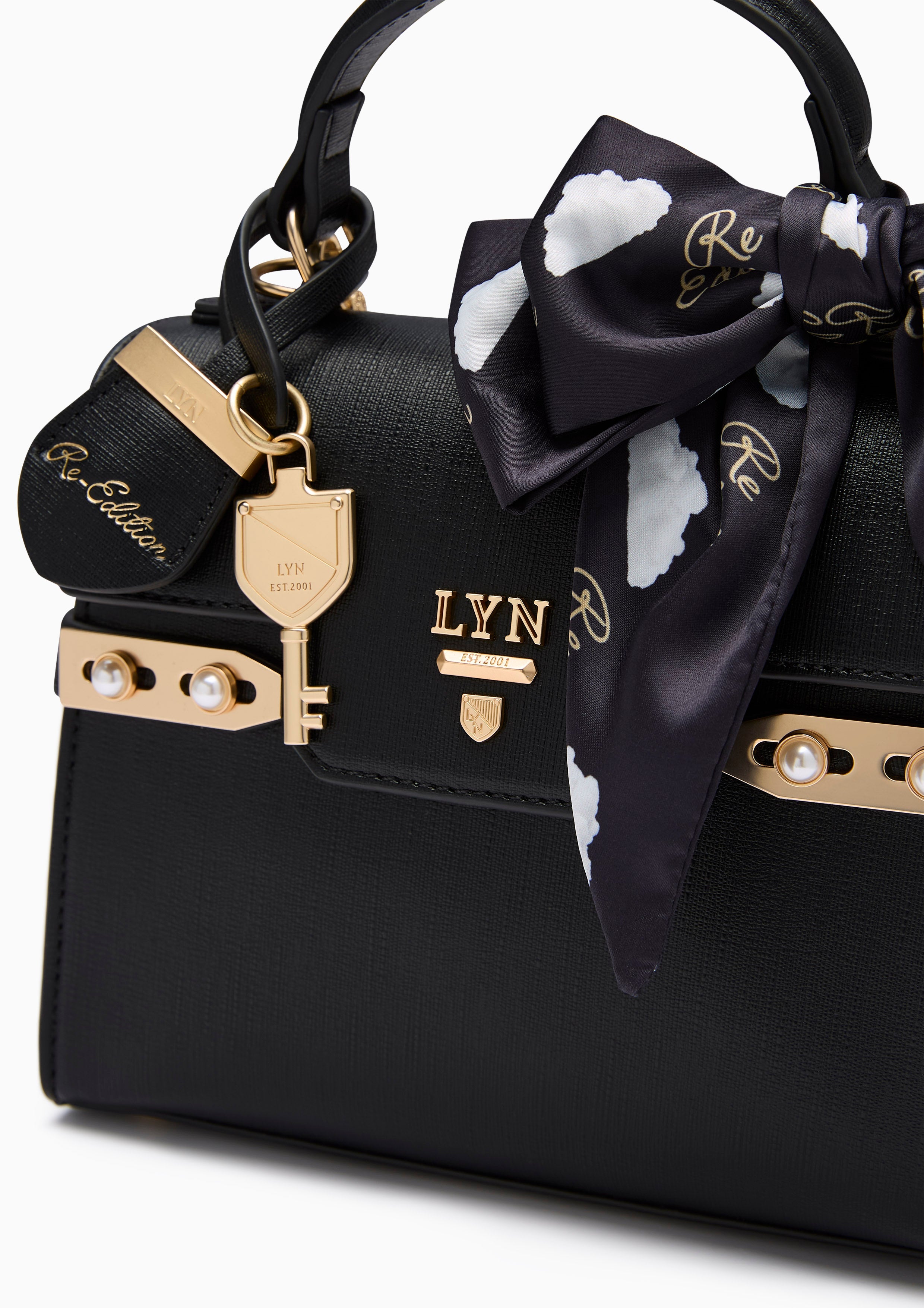 Re-Edit Lady Fineness Top S Handbag - Black