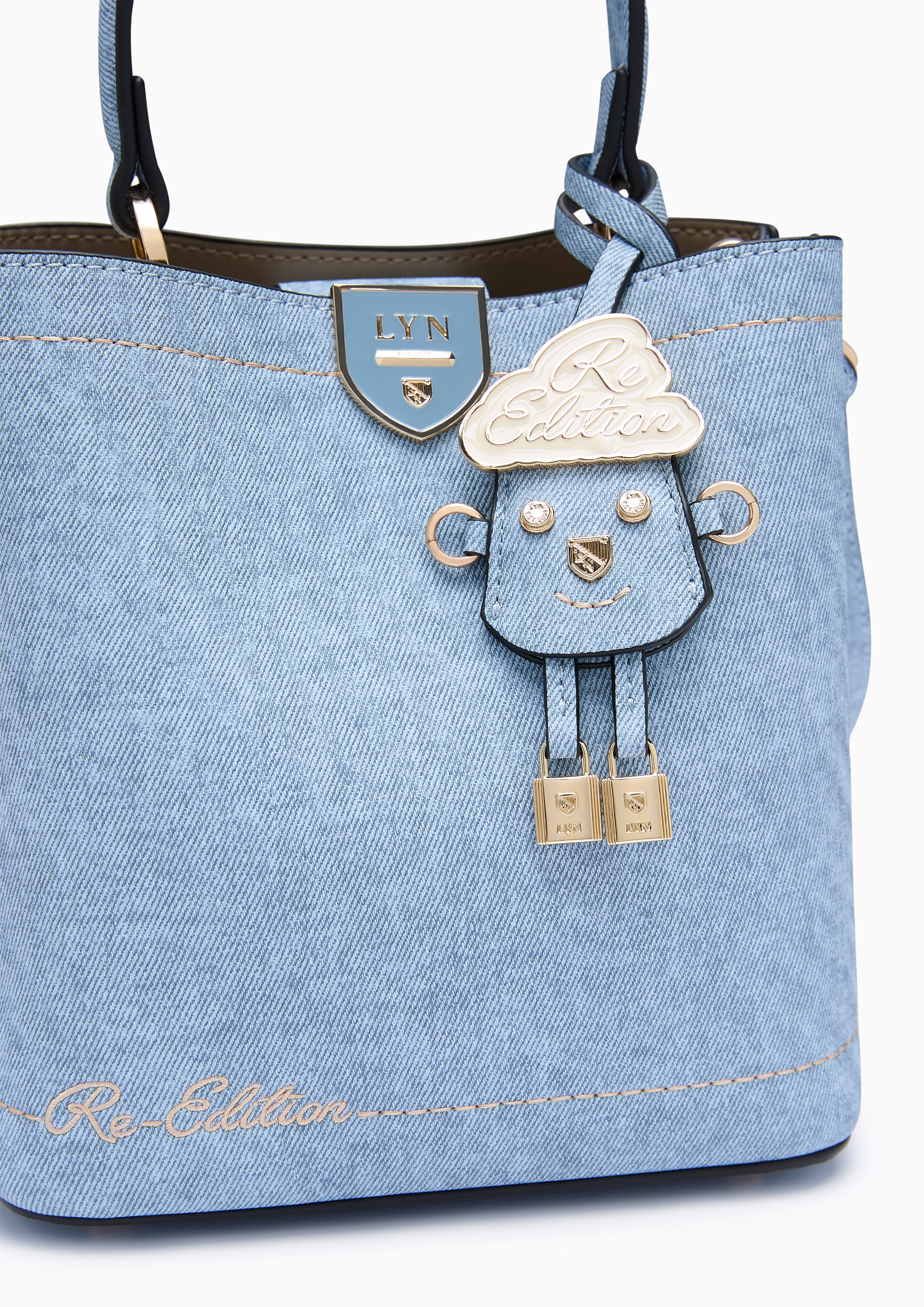 Re-Edit Lynna Astraea Top S Handbag - Blue Variation 2