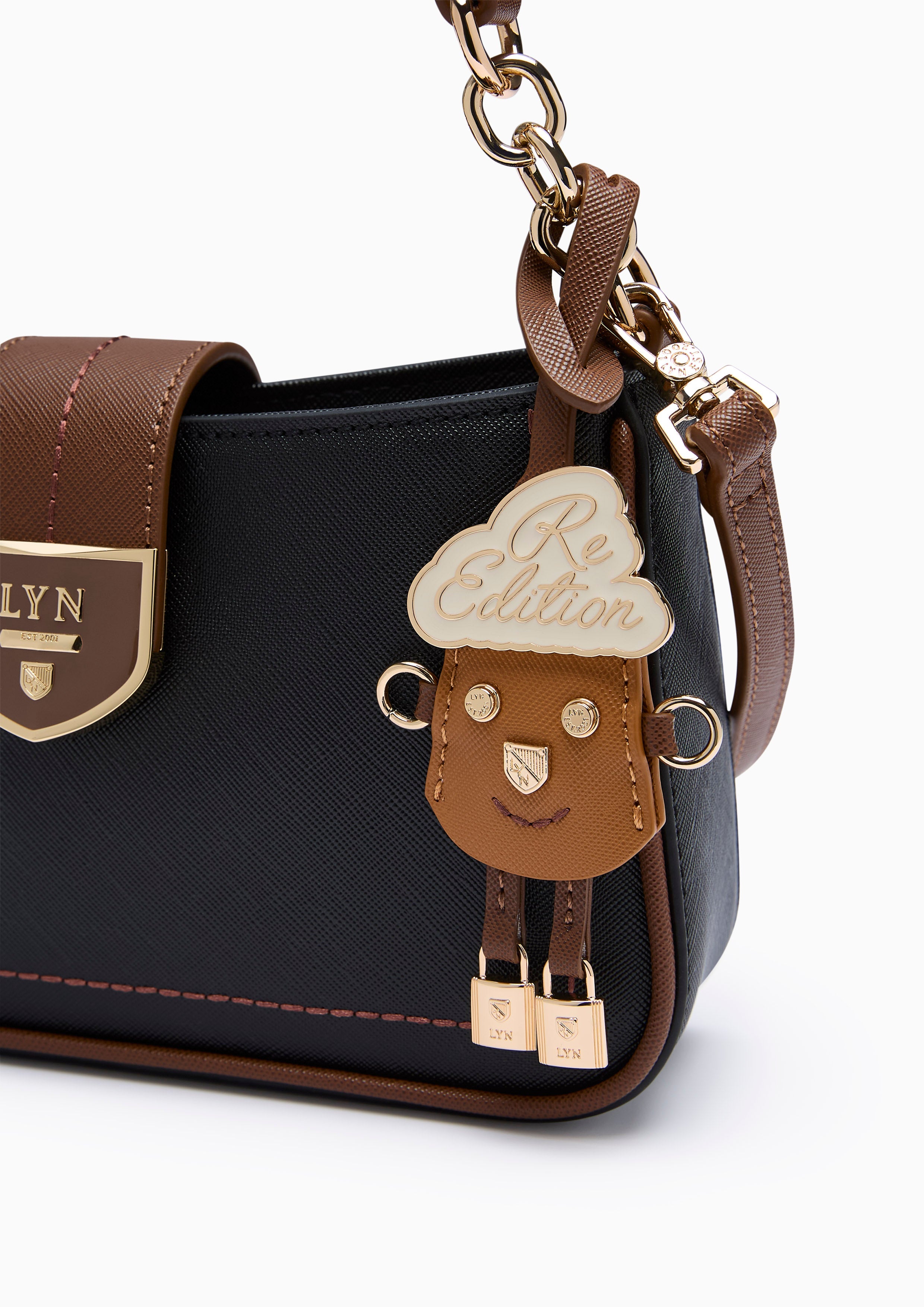 Re-Edit Lynna Athella  S Shoulder Bag - Black