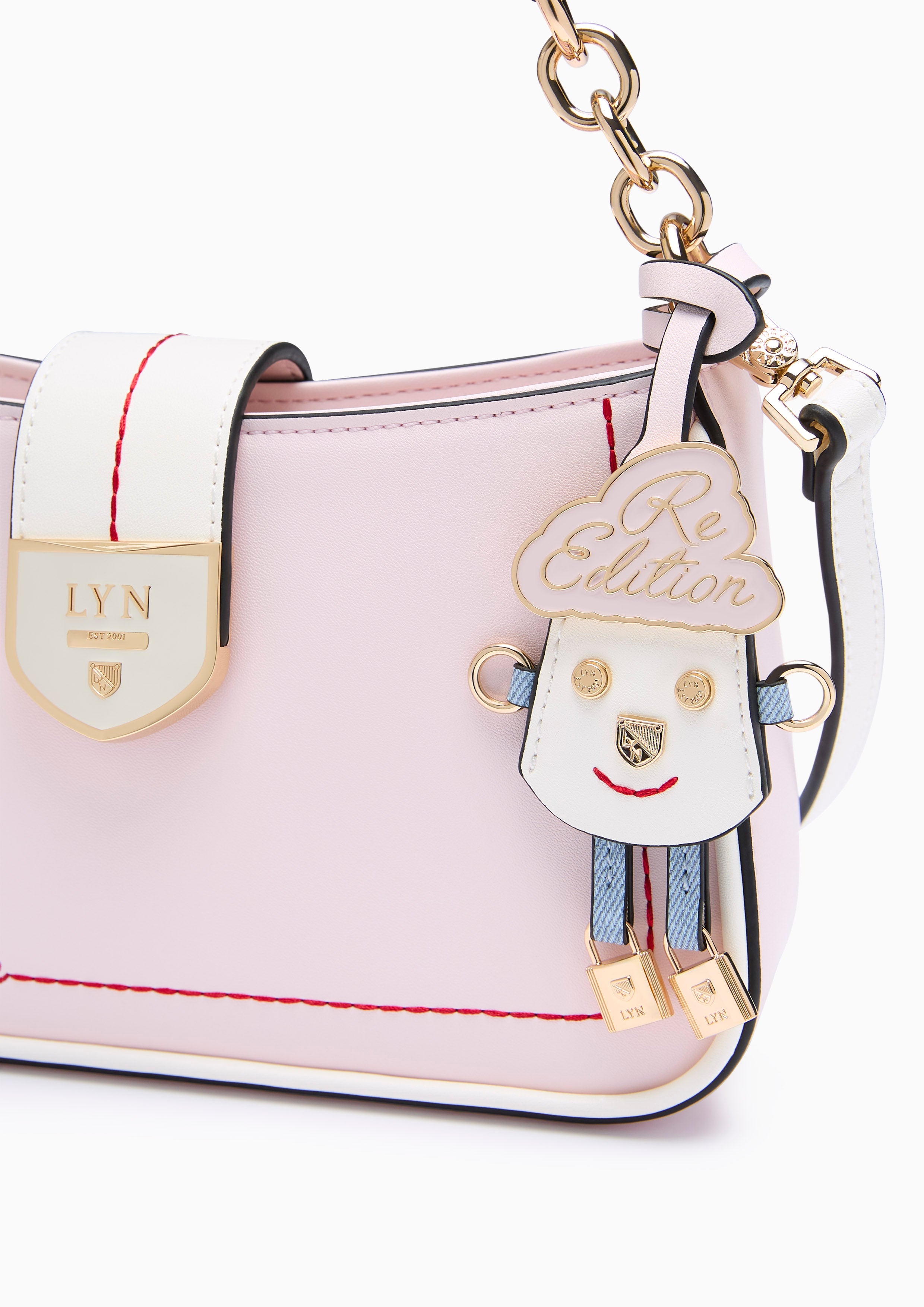 Re-Edit Lynna Athella  S Shoulder Bag - Light Pink