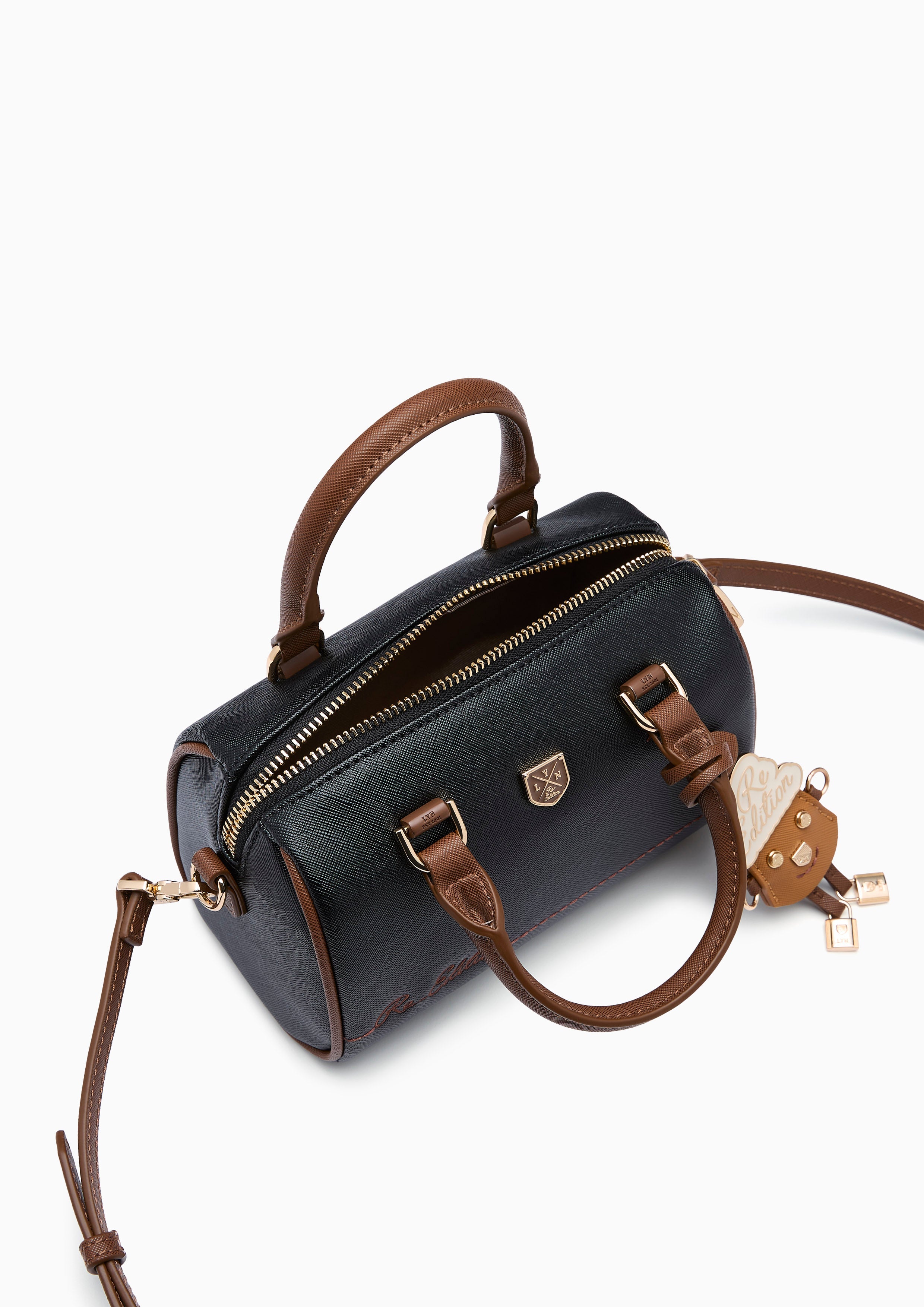 Re-Edit Lynna Burton Duffle S Handbag - Black