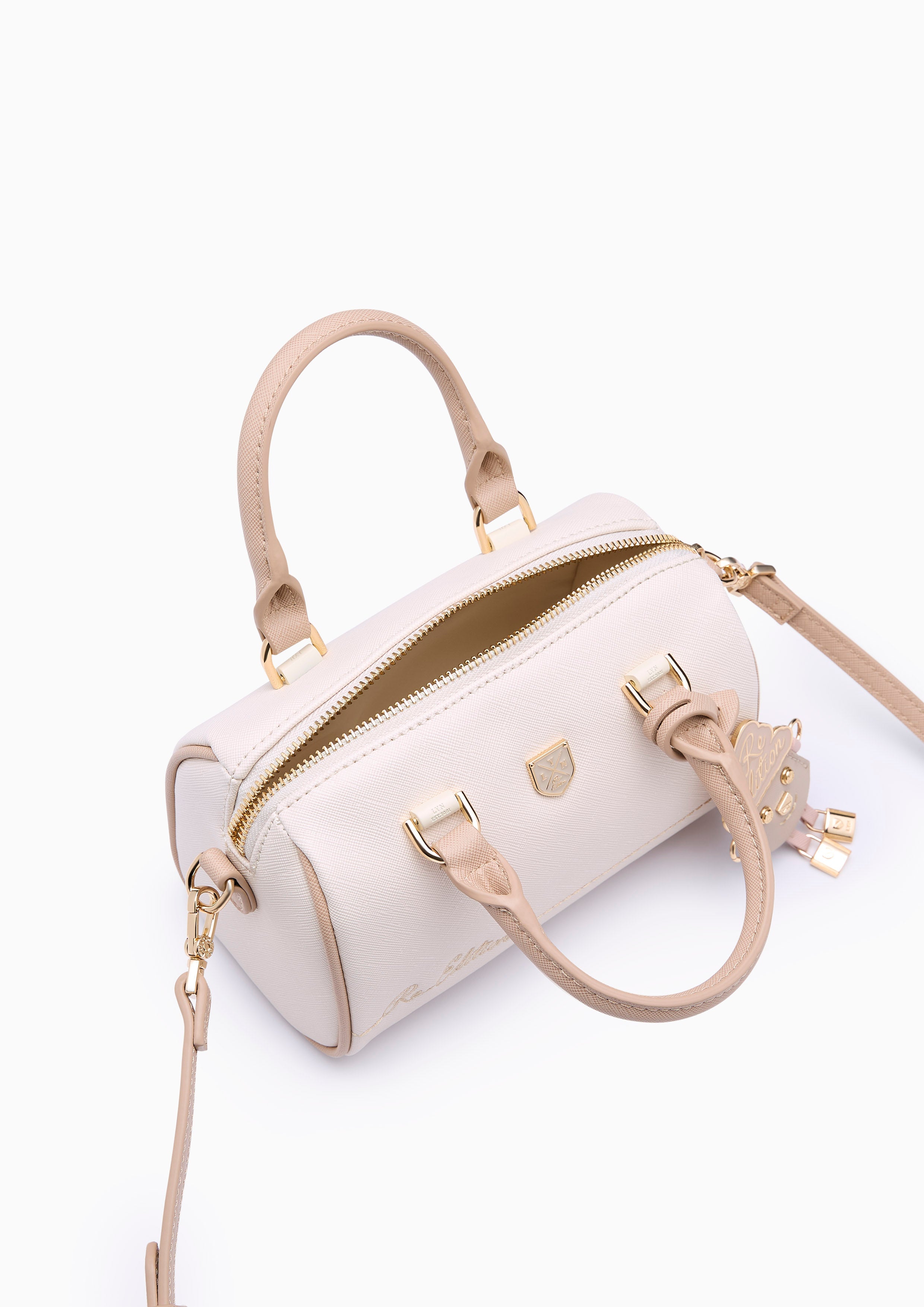 Re-Edit Lynna Burton Duffle S Handbag - Ivory