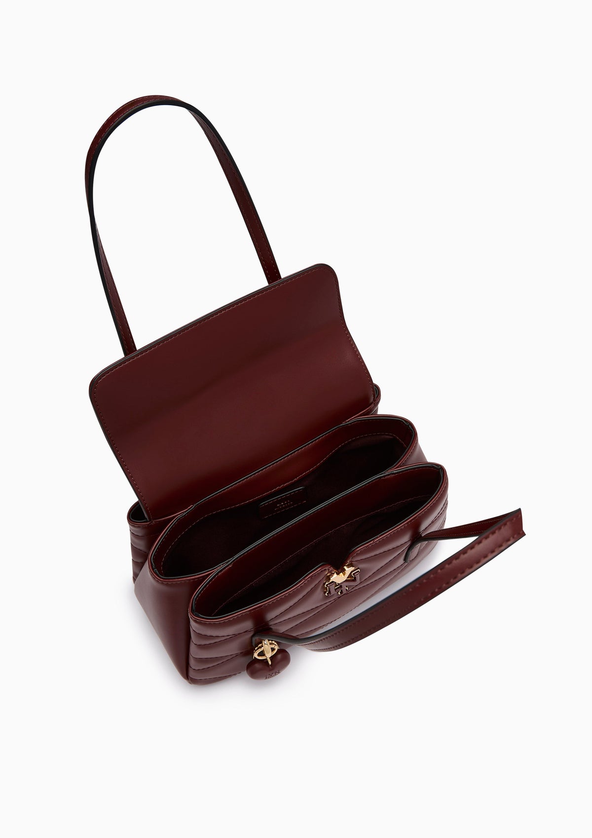 Tuscana  S Shoulder Bag - Dark Red