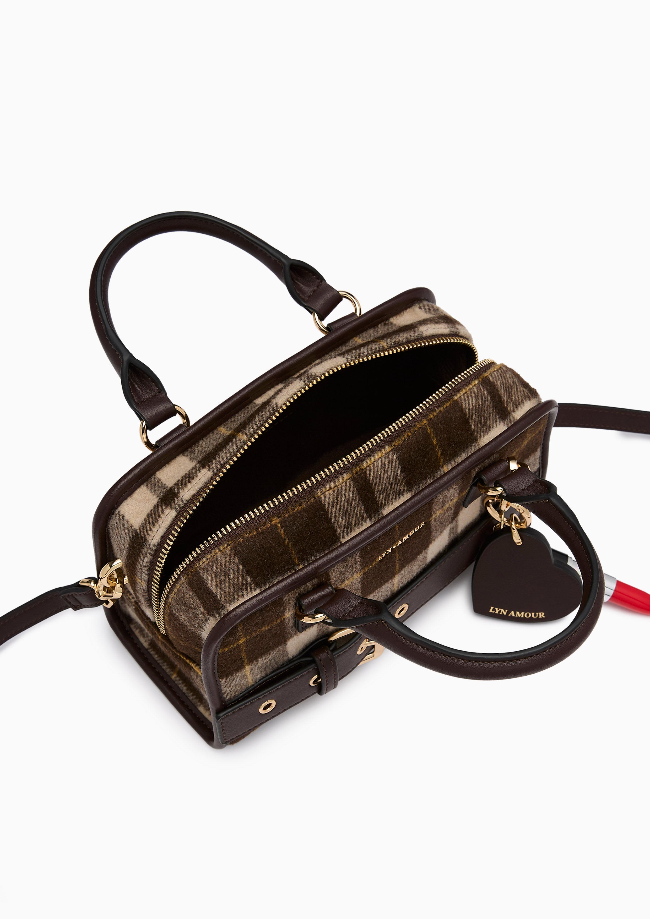 Cetus  S Shoulder Bag - Printed Brown